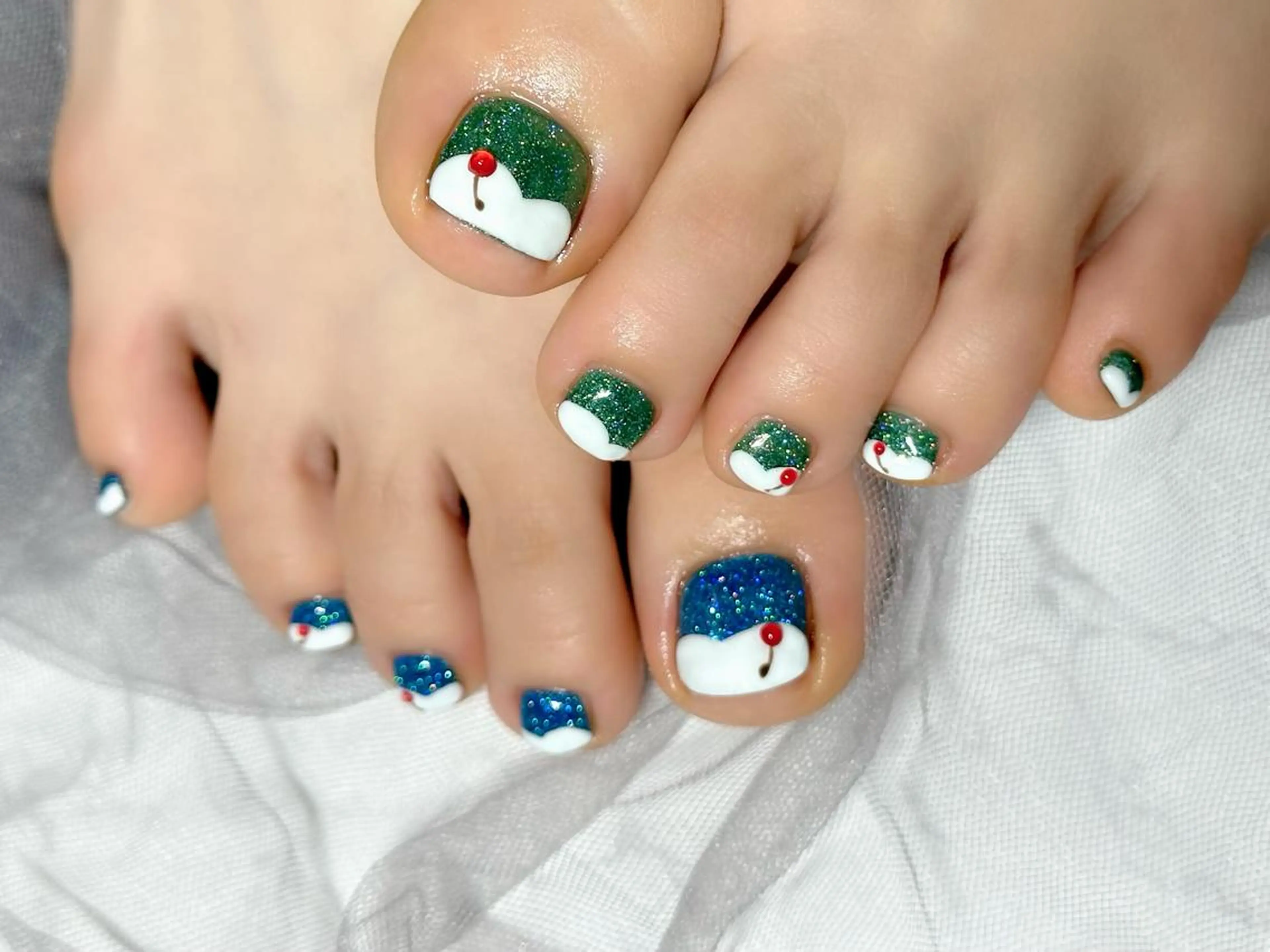 ネイル ぷっくりネイル フットネイル KURELLY所属・Nail Salon KURELLYのネイルデザイン