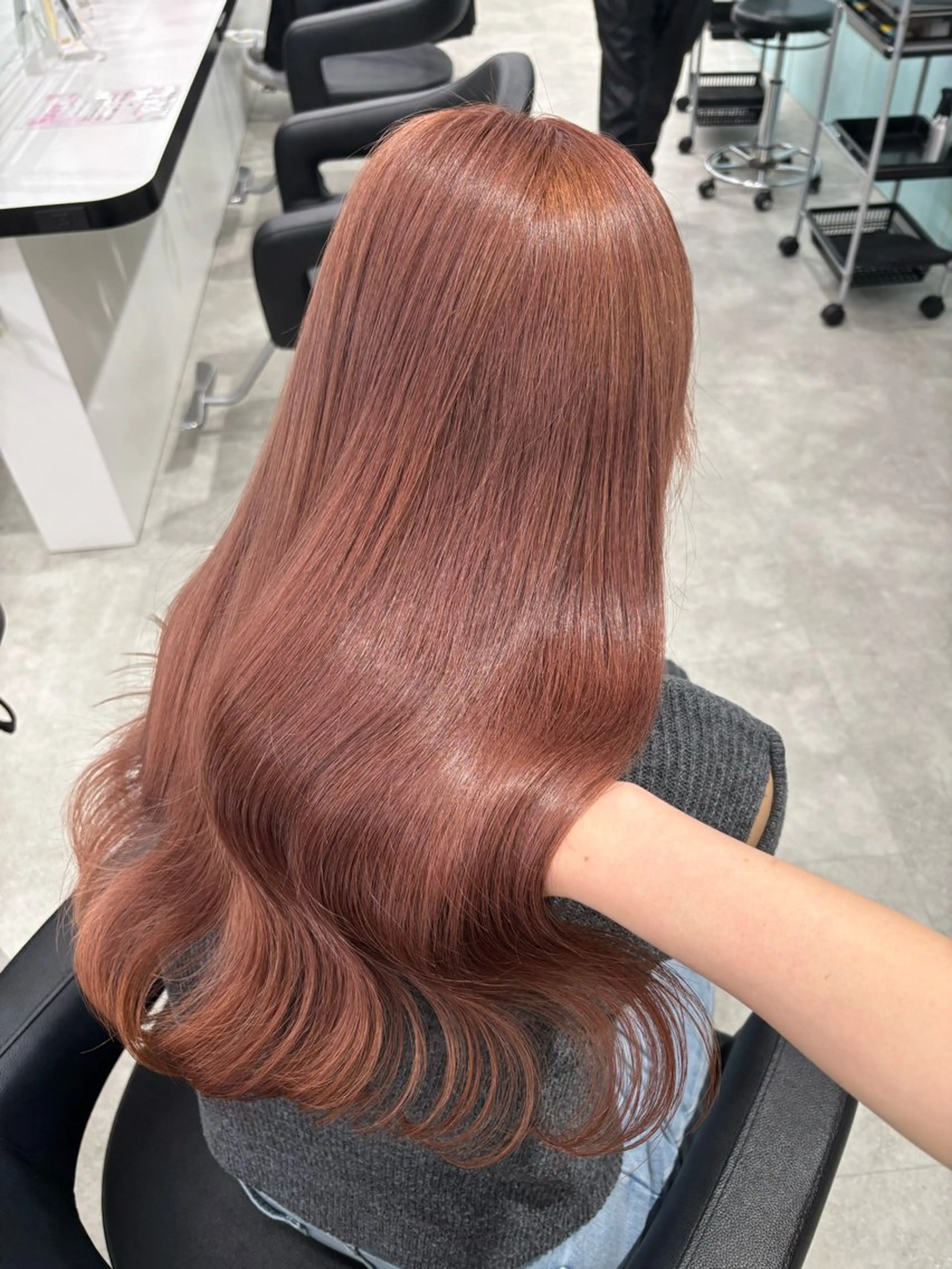 🍯【暖色‼︎orベージュカラー12月限定‼︎】🐝💕ブリーチなしorありWカラー➕➕炭酸スパ🚿➕ヘアセット💕の写真