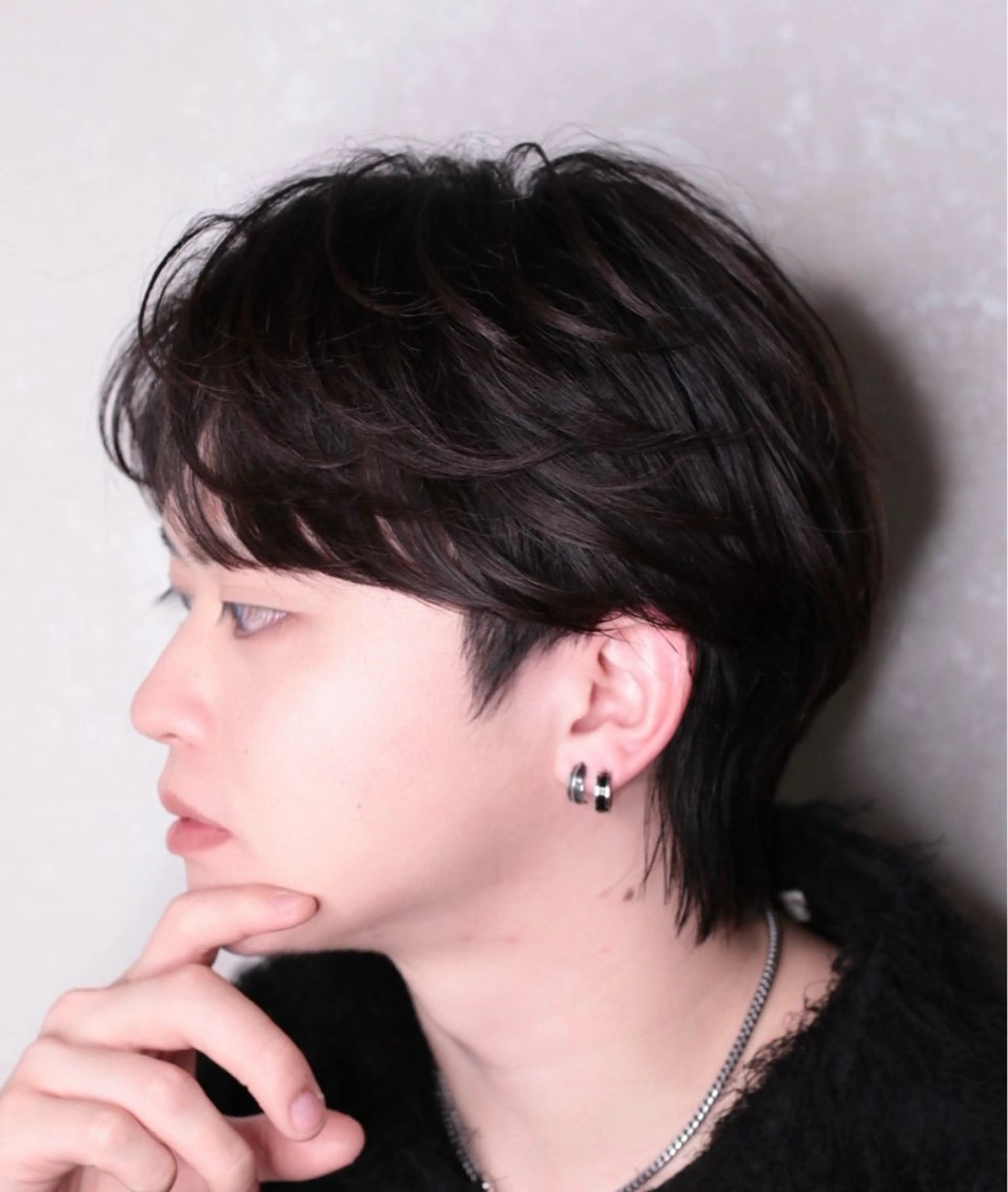 ミディアム パーマ メンズ ミディアムパーマ メンズパーマ ニュアンスパーマ カット パーマ メンズパーマ 特化/京橋/栗野のヘアスタイル