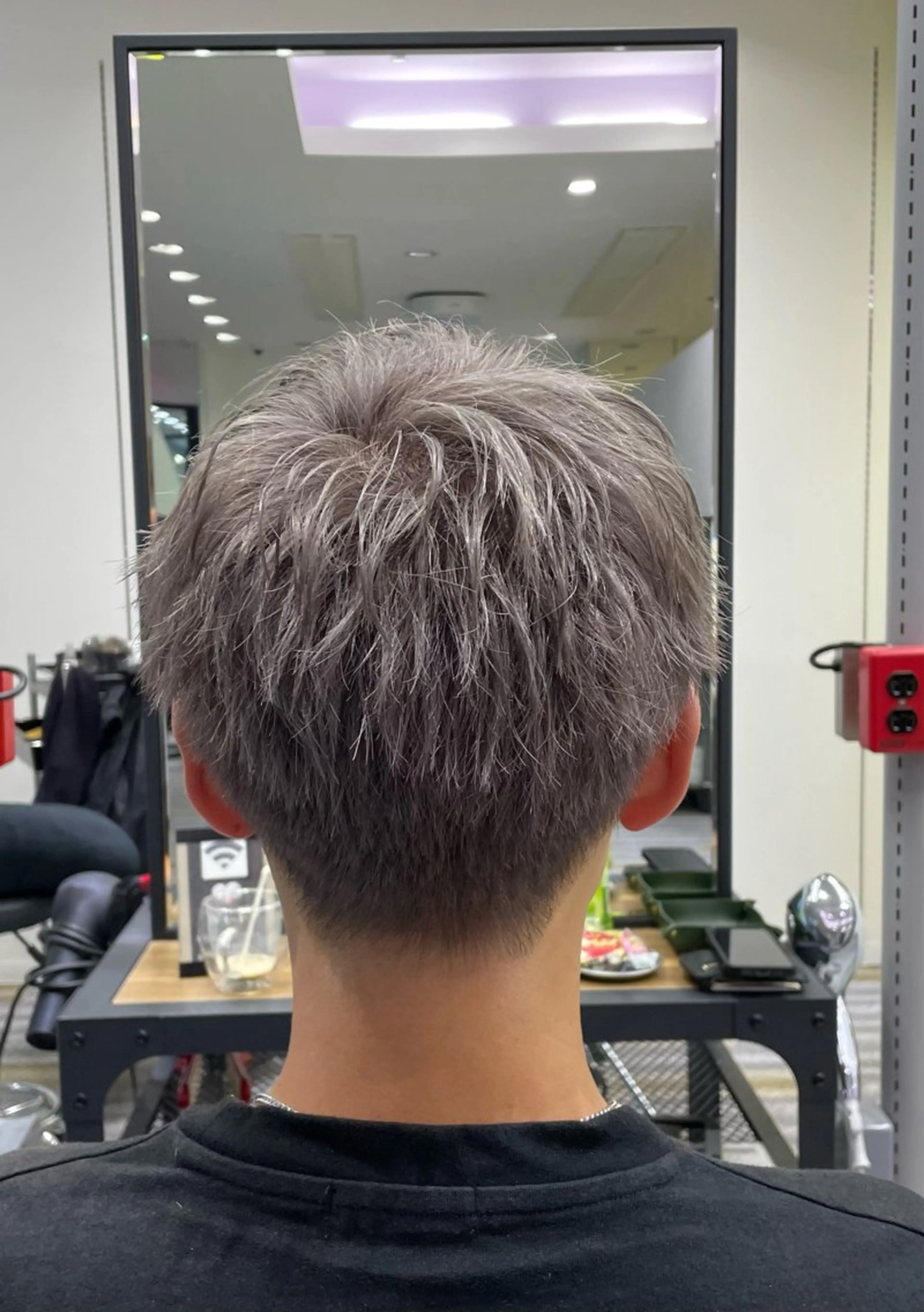 ショート カラー メンズ メンズブリーチ メンズハイトーン ブリーチ ハイトーンカラー シルバー カット ヘアカラー 【メンズ特化】岩瀬 武【メンズパーマ】のヘアスタイル