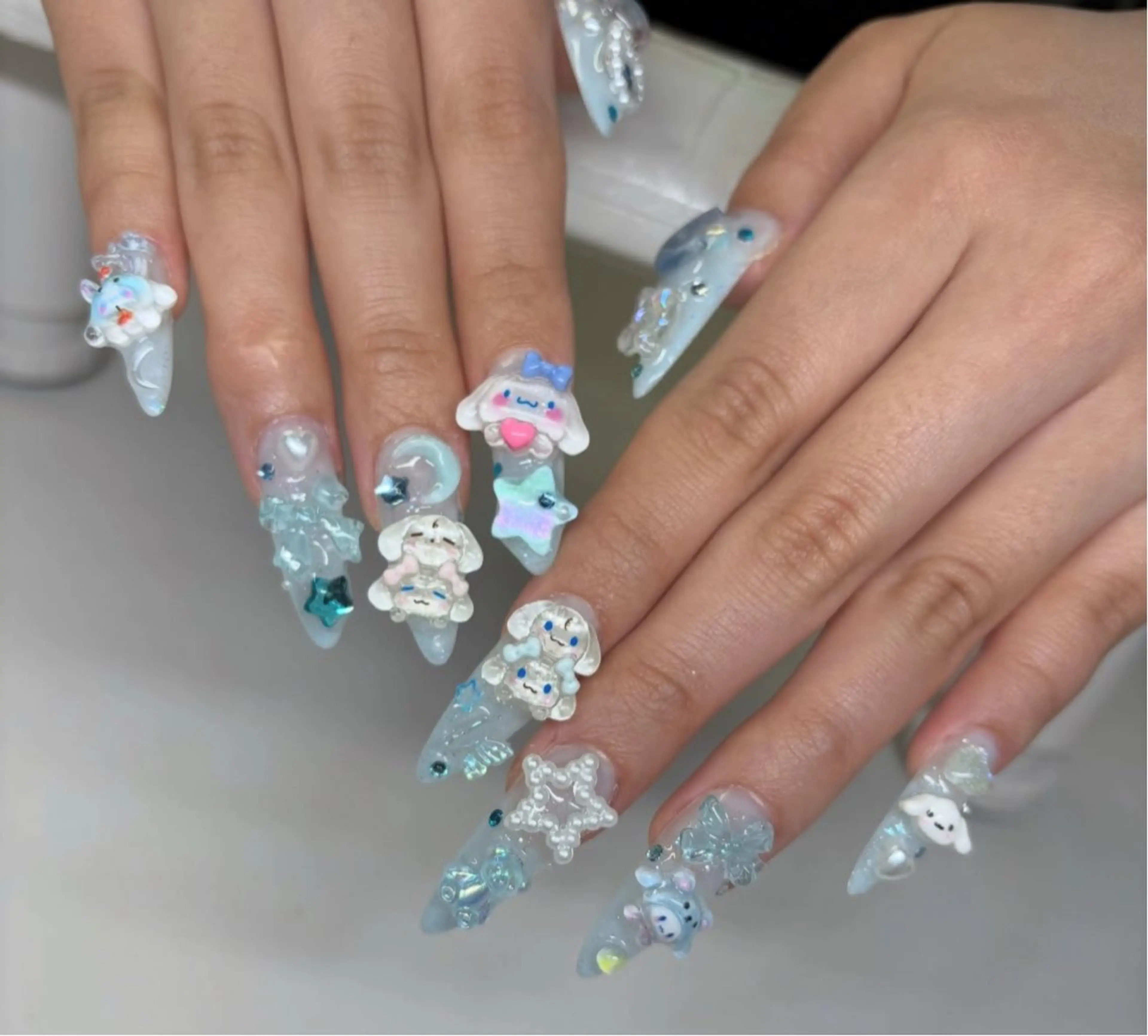 ネイル ボルドー チークネイル 成人式 フレンチネイル グラデーション ハンドネイル Lina nail所属・Luna 池袋のネイルデザイン