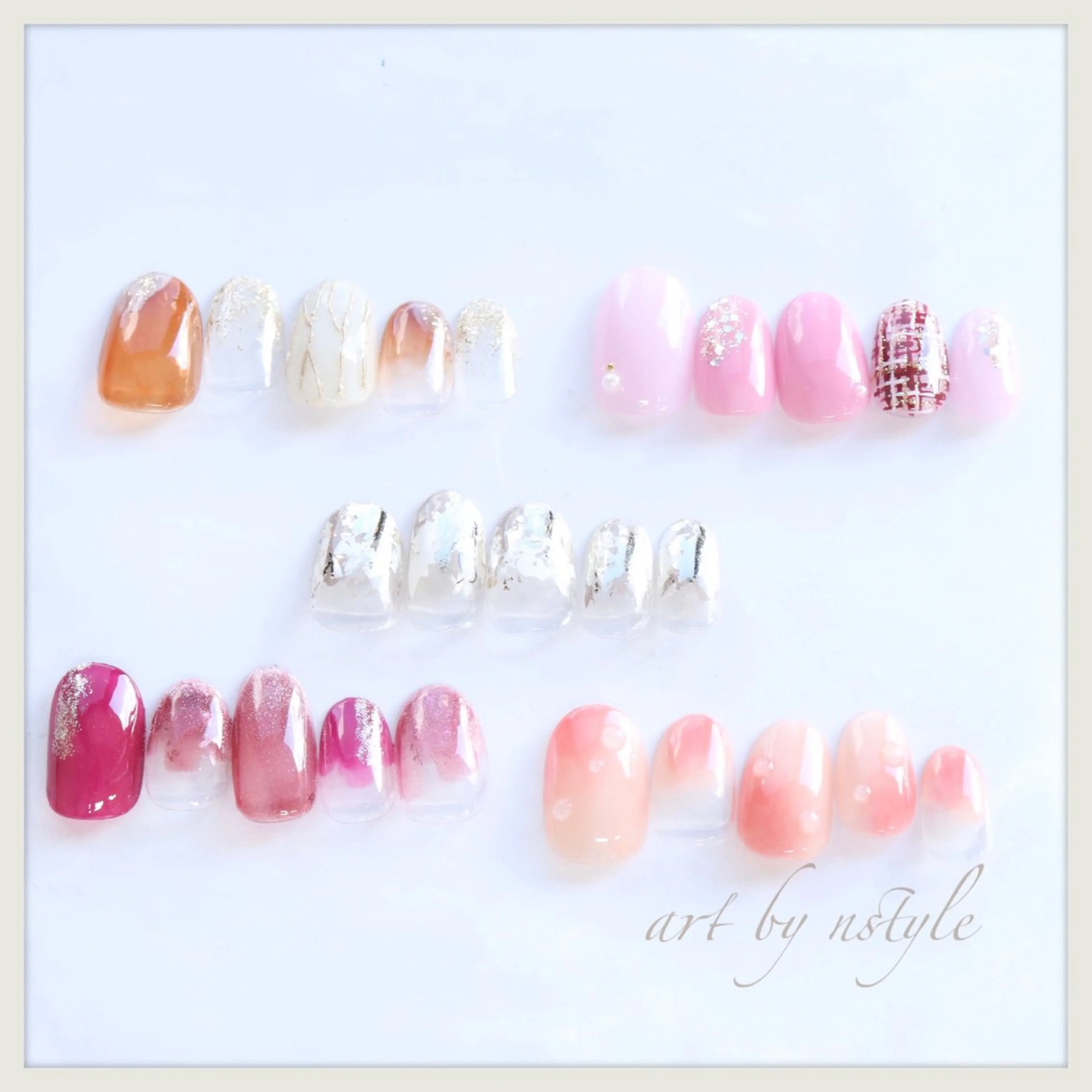 ネイル ハンドネイル ネイルN-STYLE スタッフのネイルデザイン
