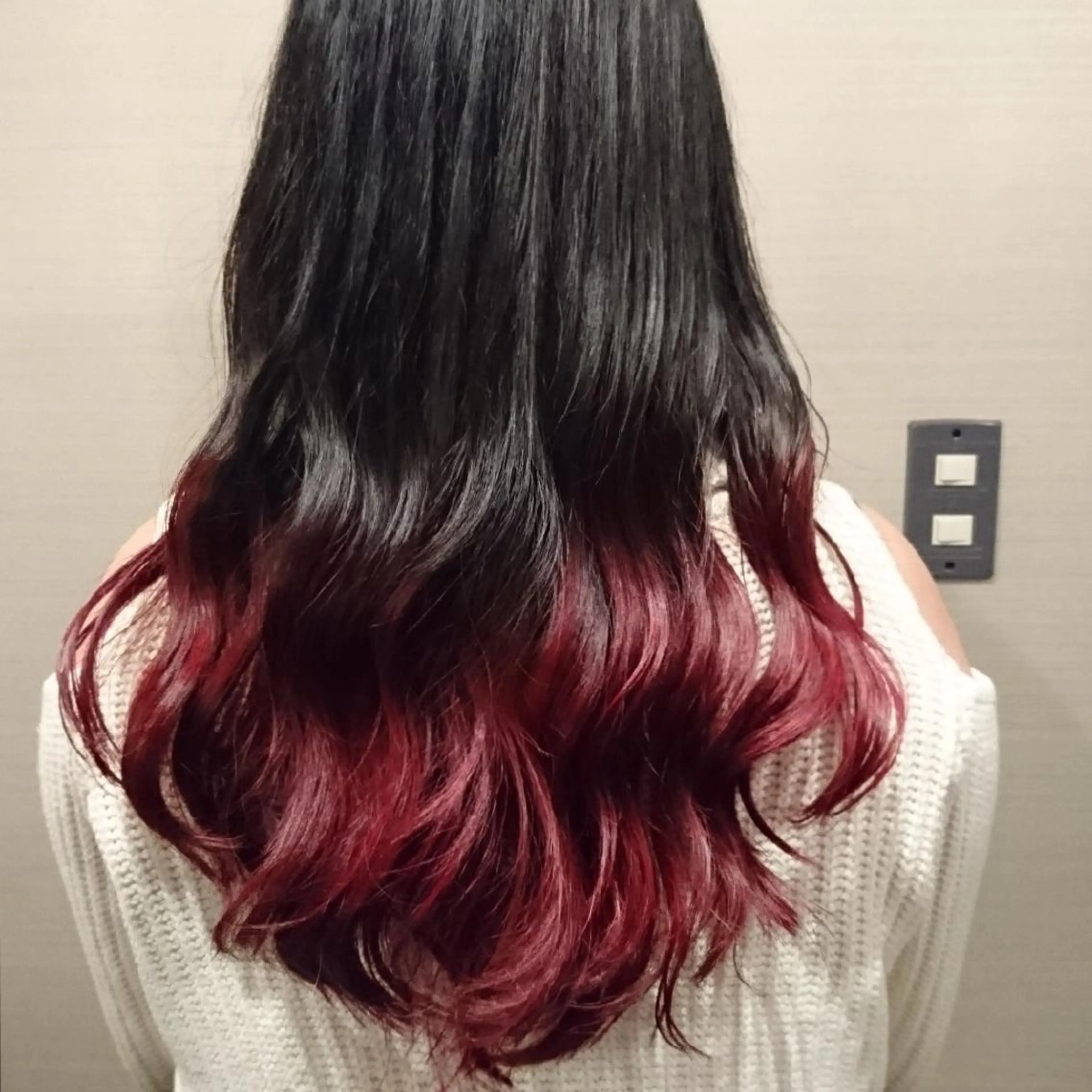 ロング カラー 韓国風ヘア 中村 友莉夏のヘアスタイル