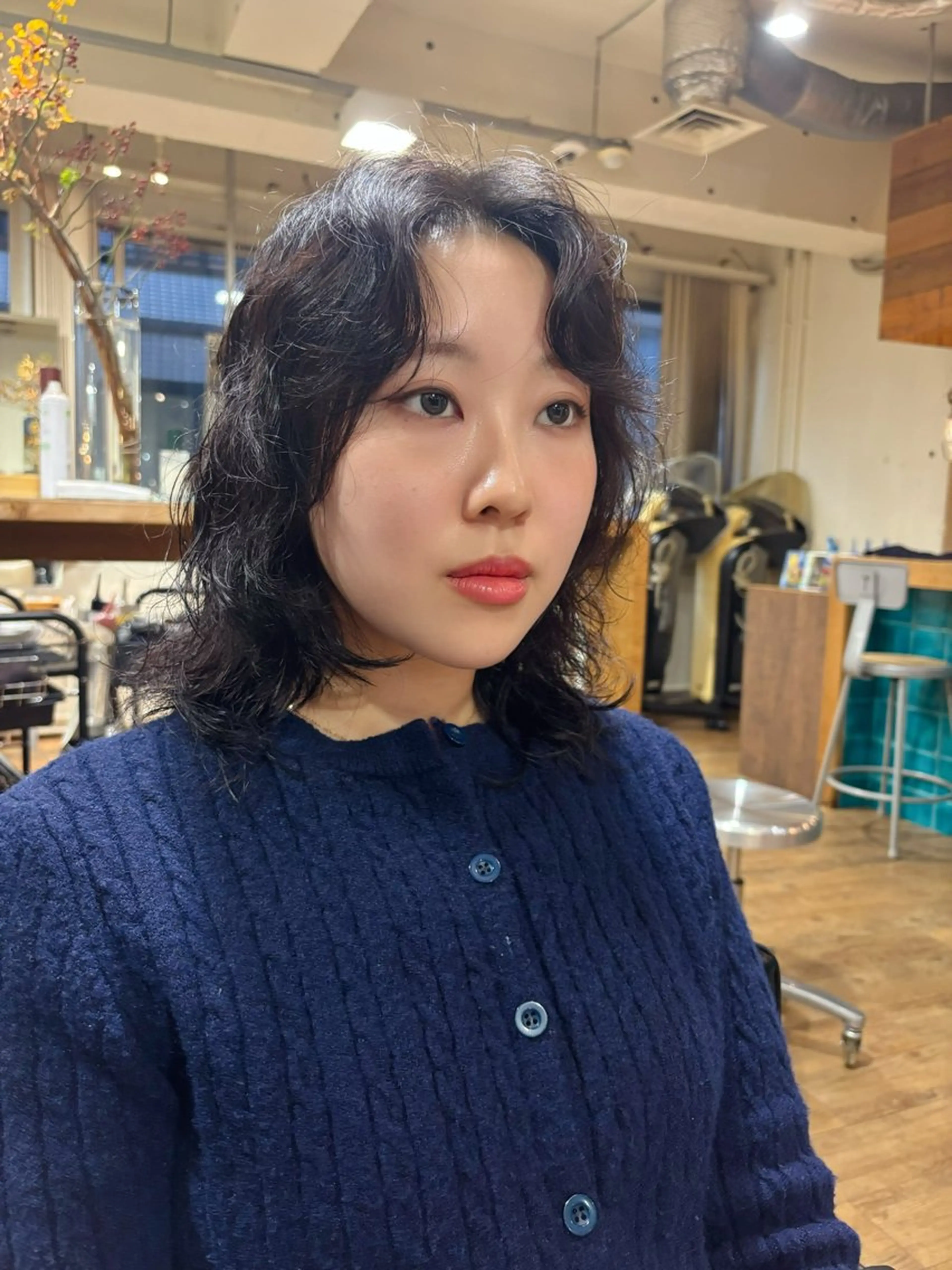 ミディアム パーマ カット パーマ kaito パーマ募集！🔵のヘアスタイル