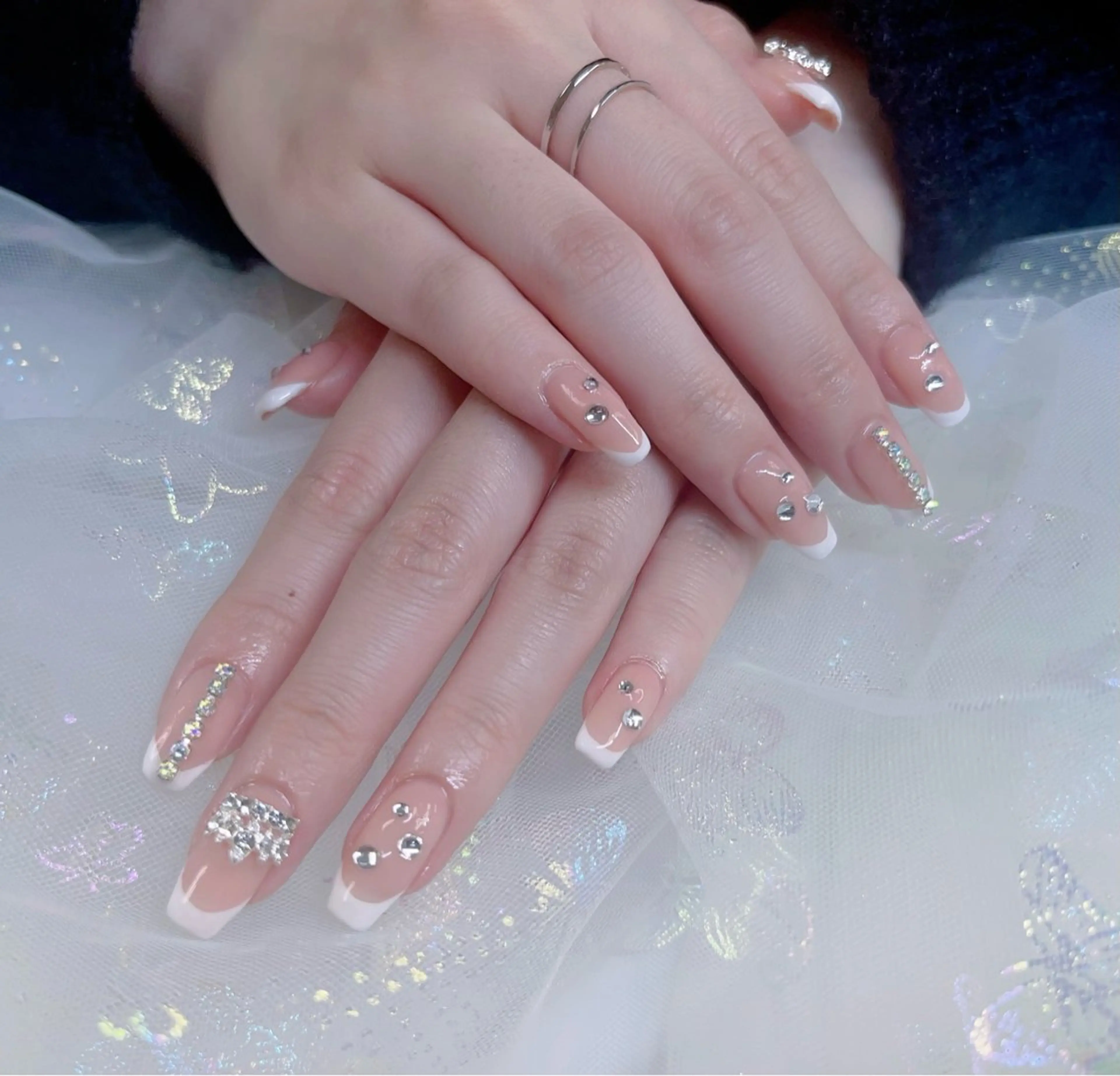 ネイル パーツ全部¥110 サロンミミのネイルデザイン