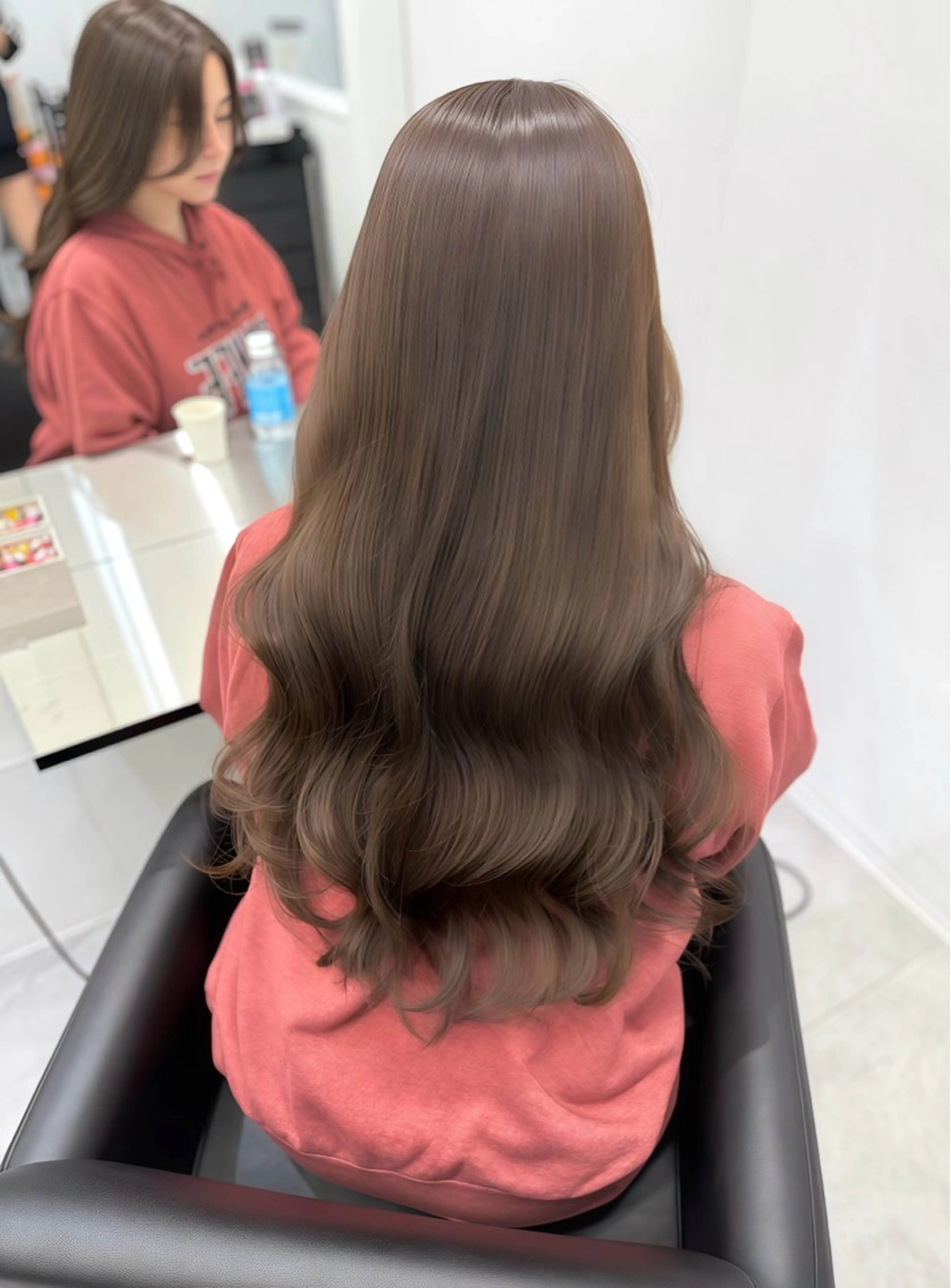 ロング ケアカラー ヘアカラー 髪質改善× ブリーチなしyutoのヘアスタイル