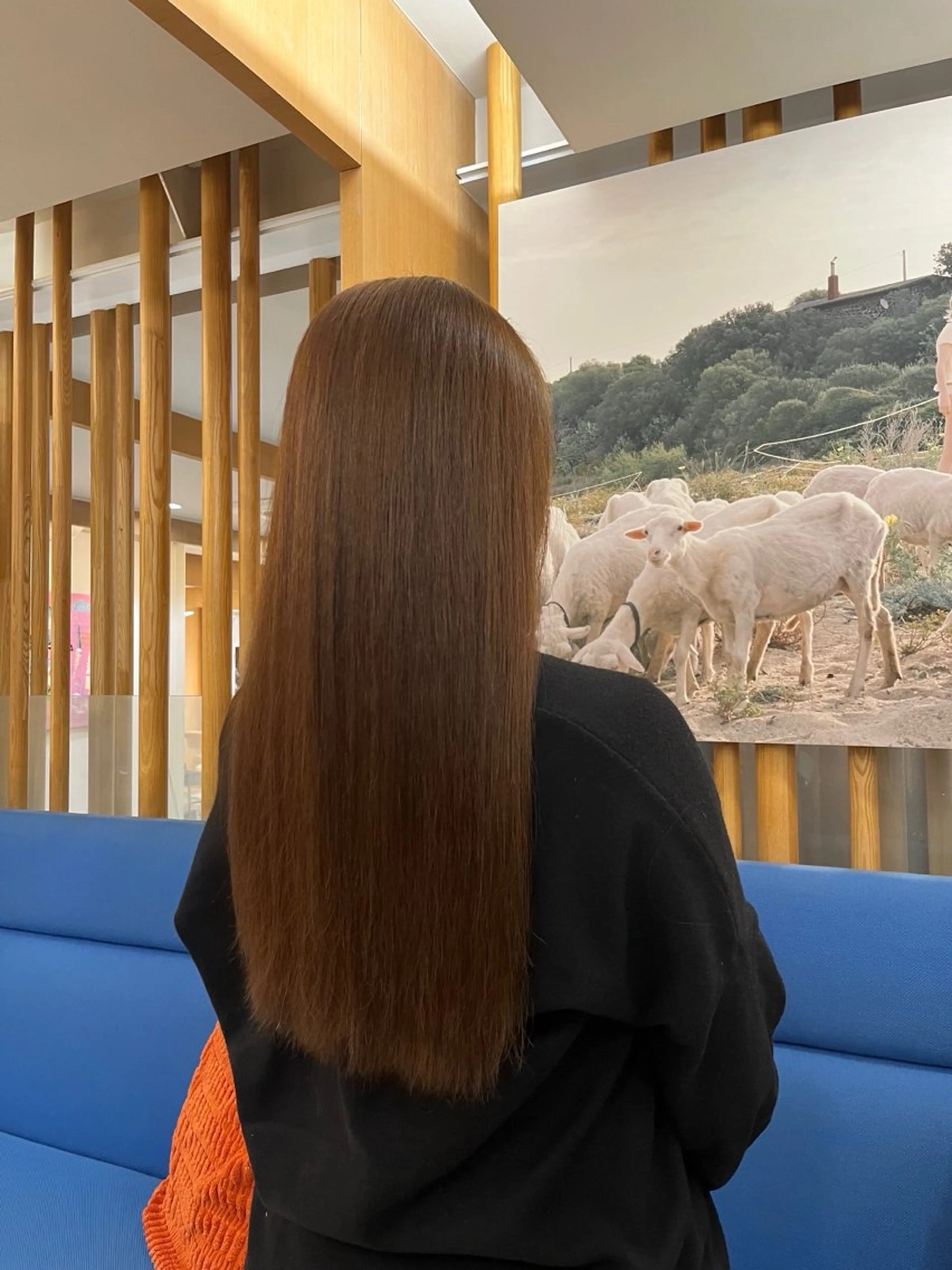 ロング 縮毛矯正 ひなた /鎌倉美容室のヘアスタイル