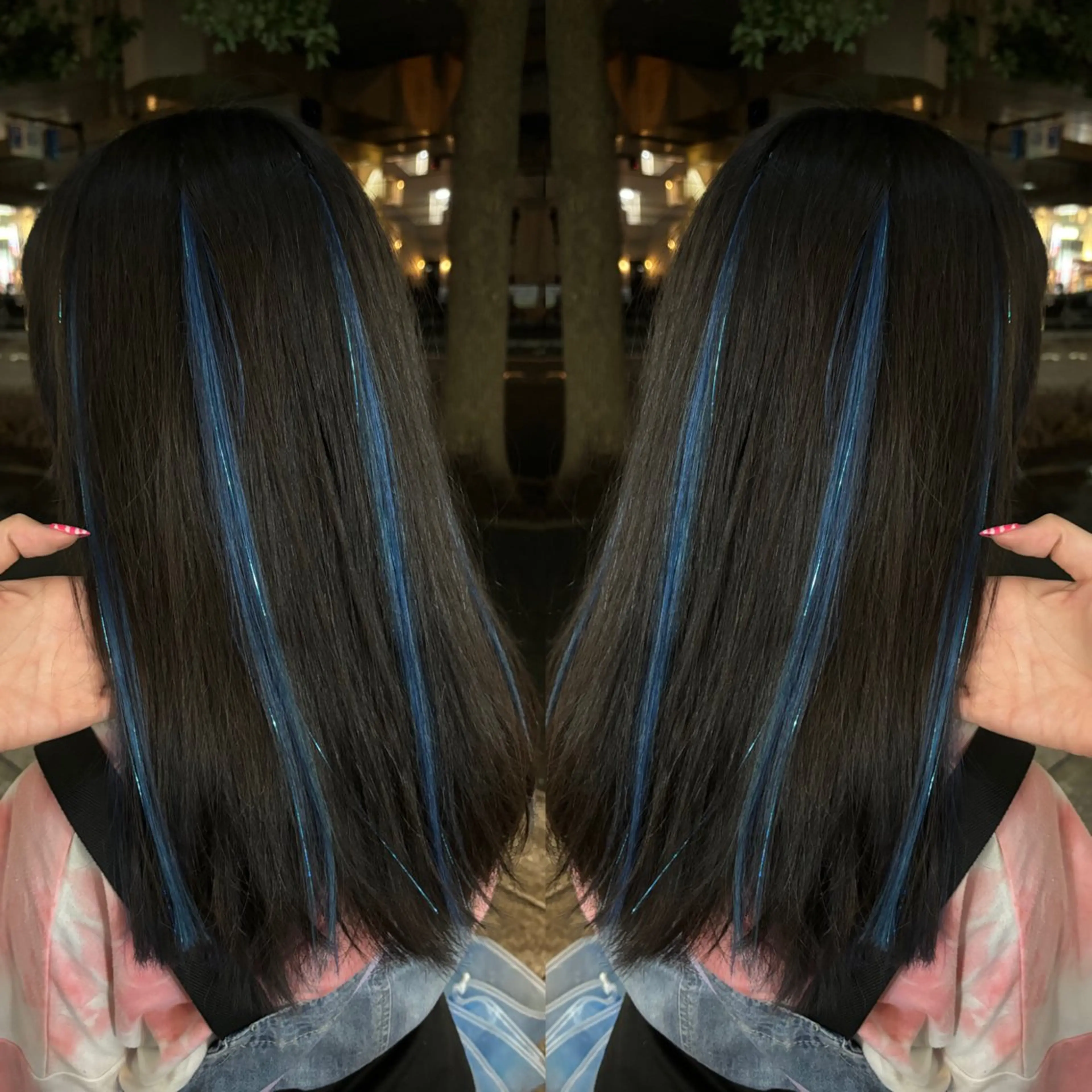 ミディアム エクステ ハイライト ☻モエカ/ハイトーン アレンジ☻のヘアスタイル