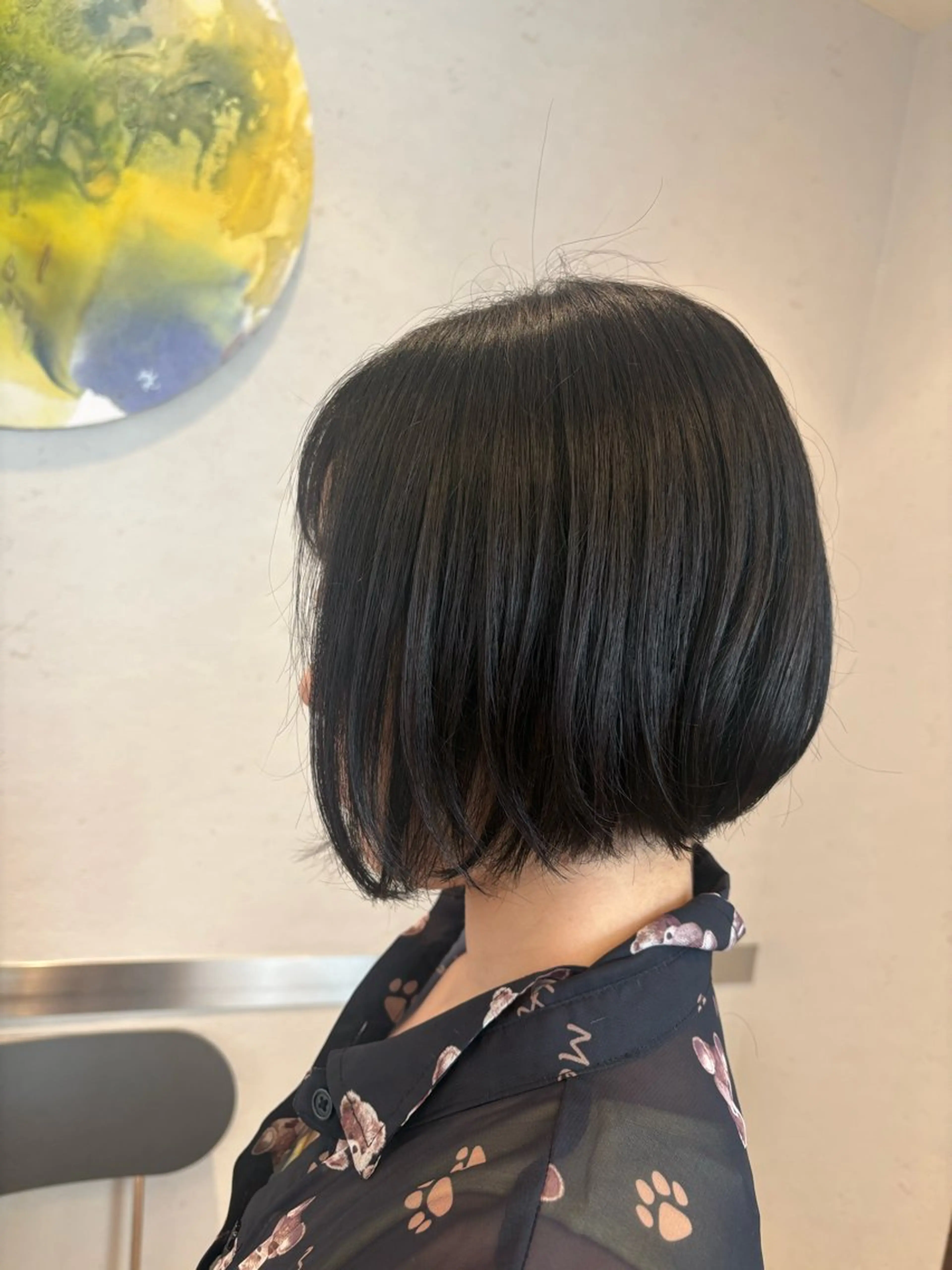 ショート 前下がりボブ ボブ 髪質改善 カット トリートメント HAIR DESIGN  TRIP所属・TRIP フクダのヘアスタイル