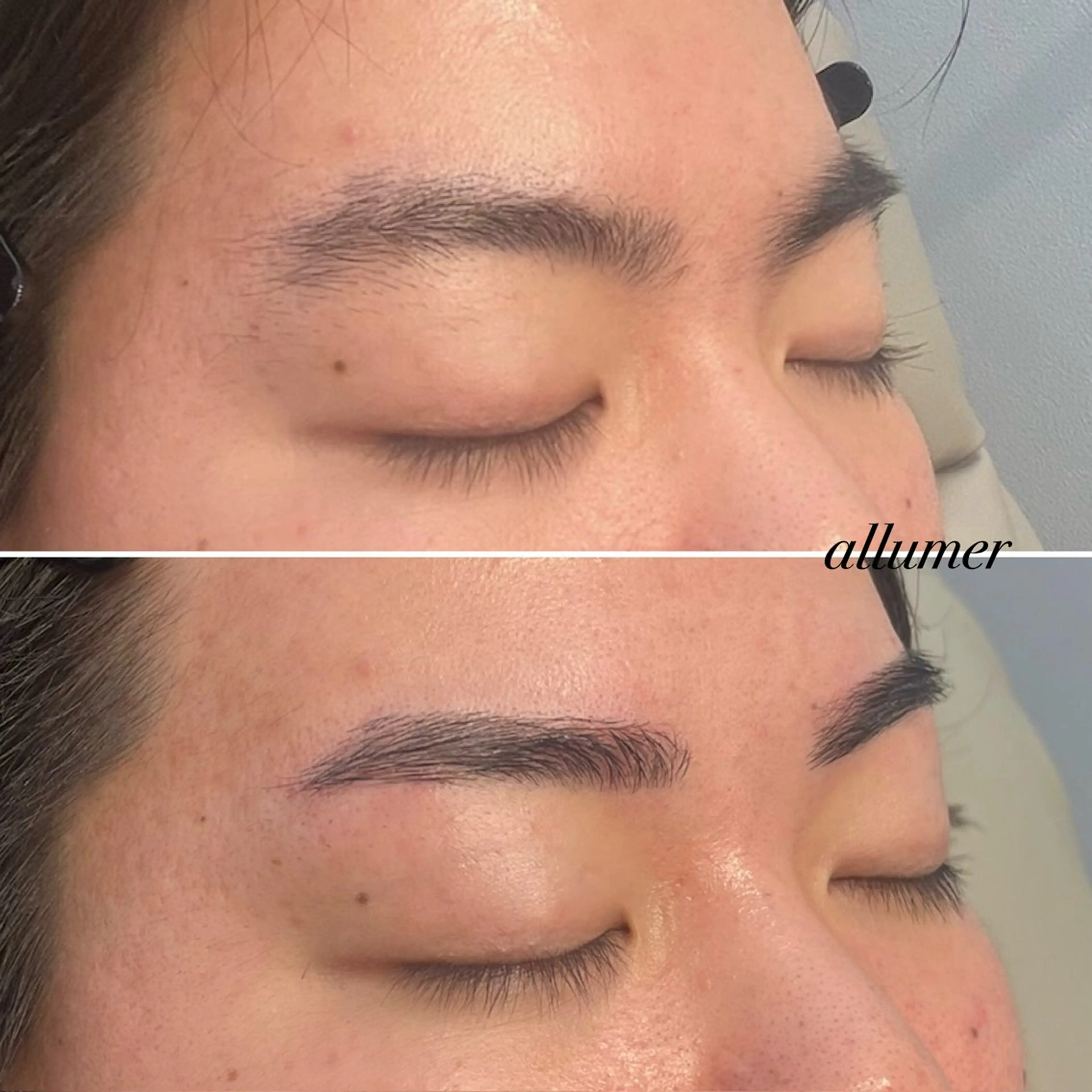 メンズ アイブロウ ワックス脱毛 眉カット メンズ眉毛サロン allumerりさの眉毛・アイブロウイメージ