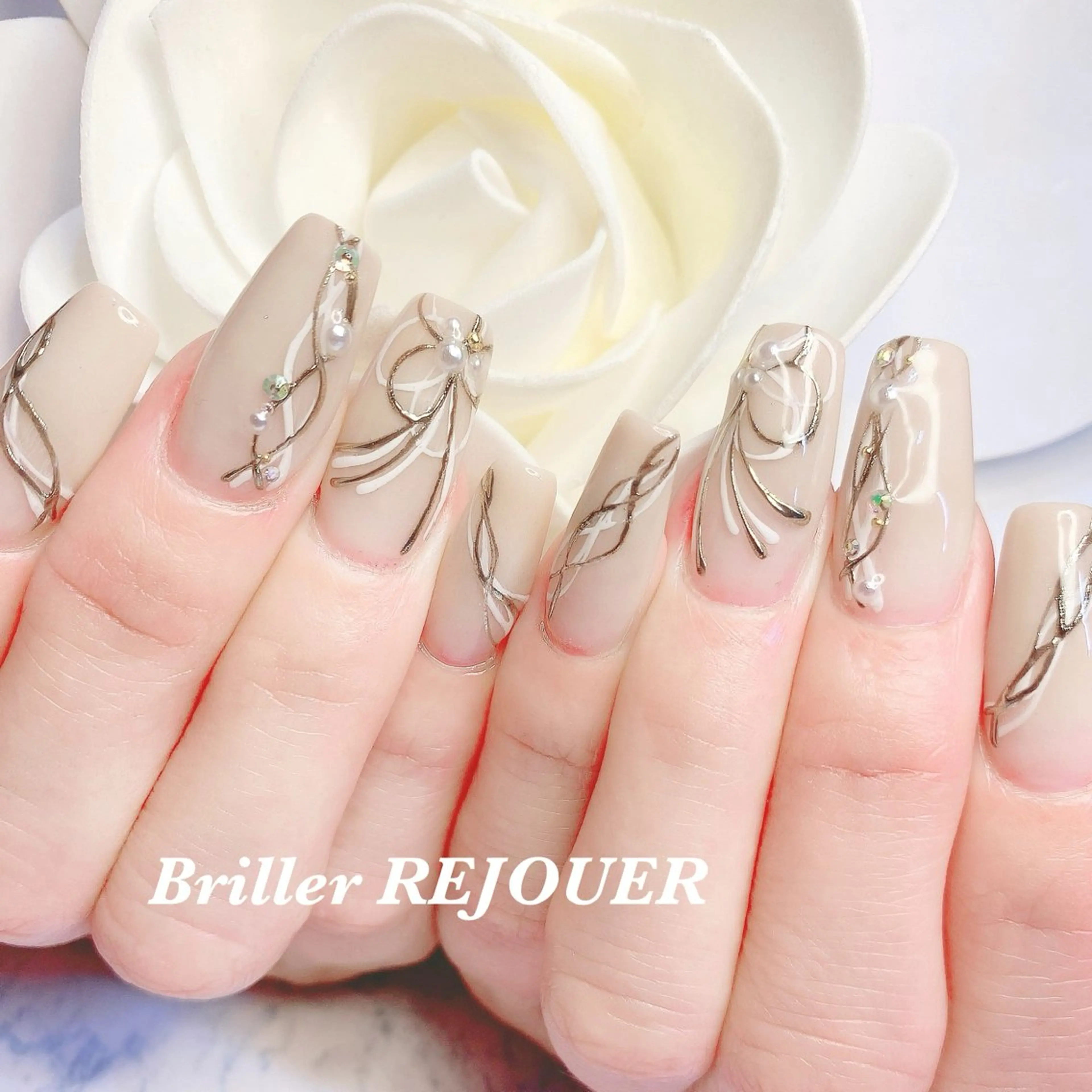 ネイル ネイルサロン&ネイルスクール Briller-REJOUER 【ブリエ・レジュール】所属・Briller Rieのネイルデザイン
