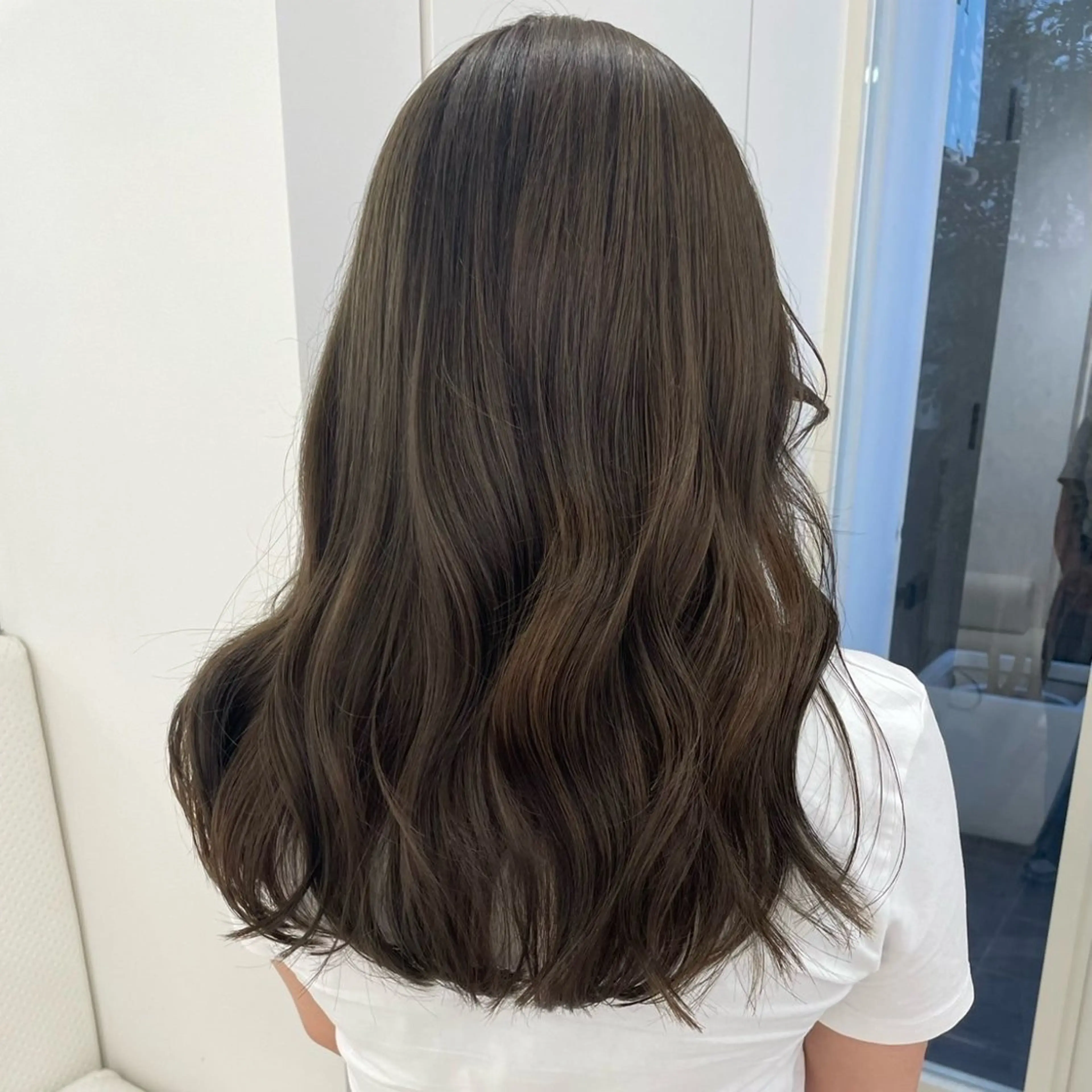 ロング カラー ヘアカラー Parve Mix 森 美遥🇰🇷🩶のヘアスタイル