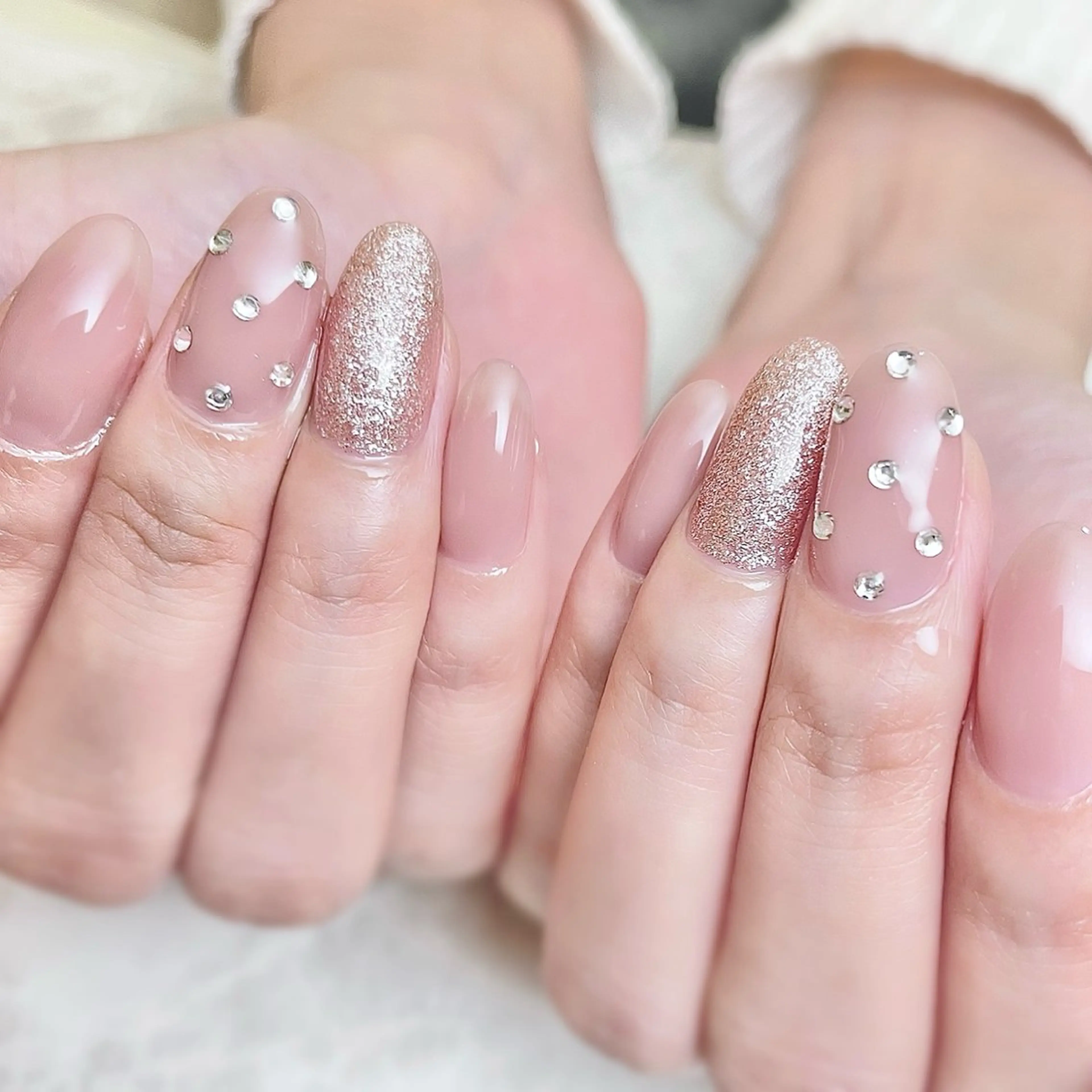 Aシンプルアート【オフケア込】☁️(パラジェルフィルイン)★写真用モデル価格★の写真