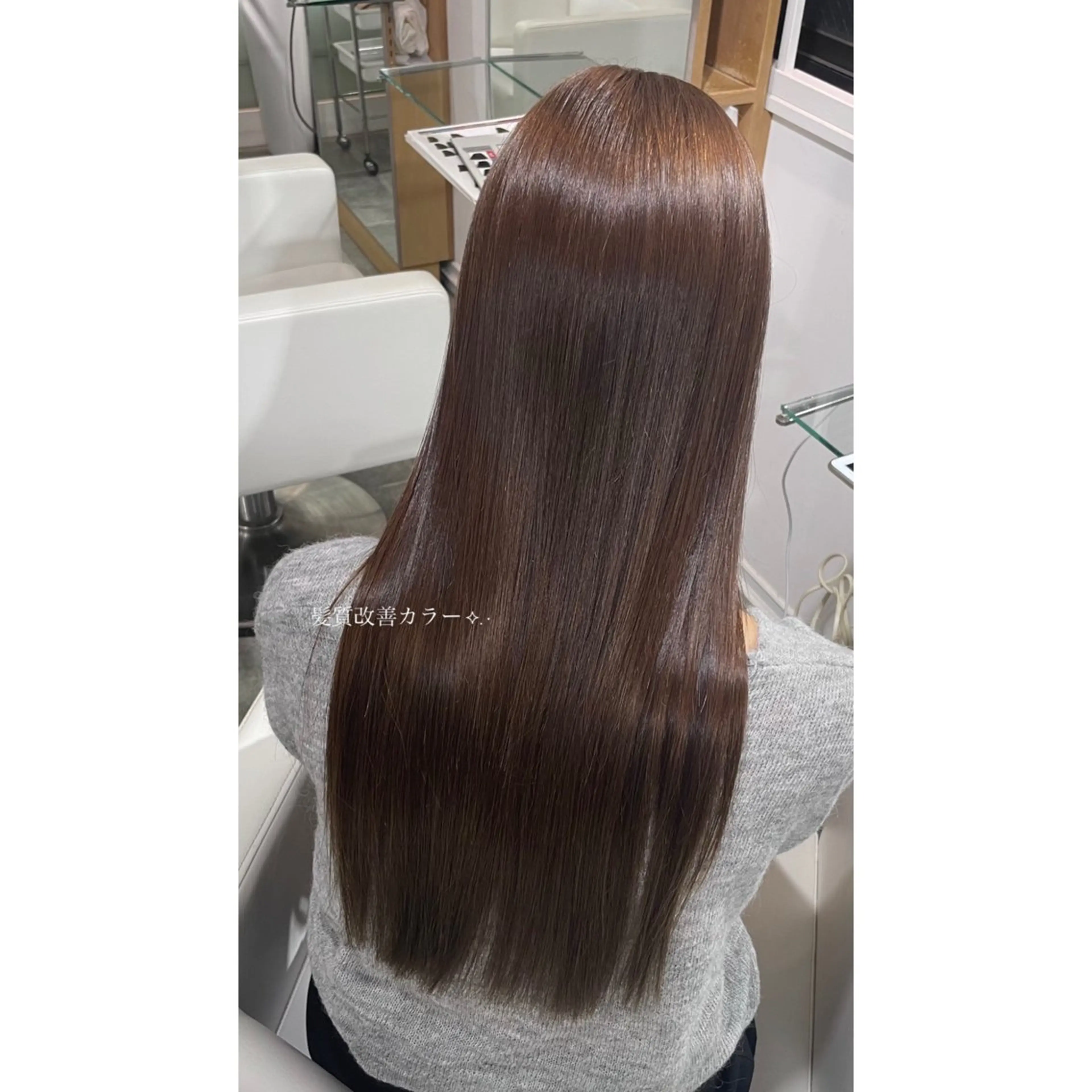 ロング 髪質改善 🤍透明感カラー ソメヤナナ 🤍のヘアスタイル