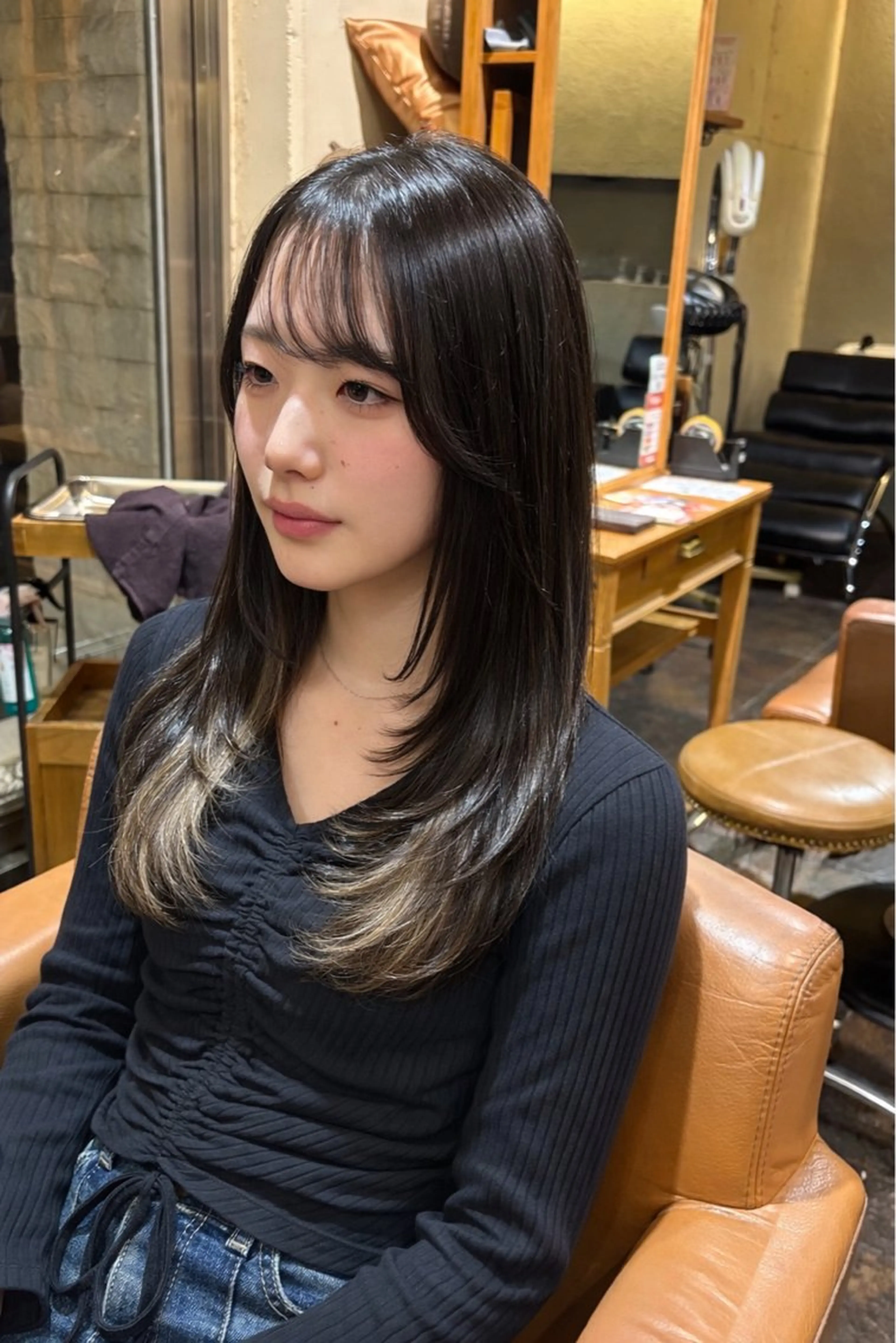 ロング レイヤーカット 🌞名駅/ハイトーン / yuu🌞のヘアスタイル