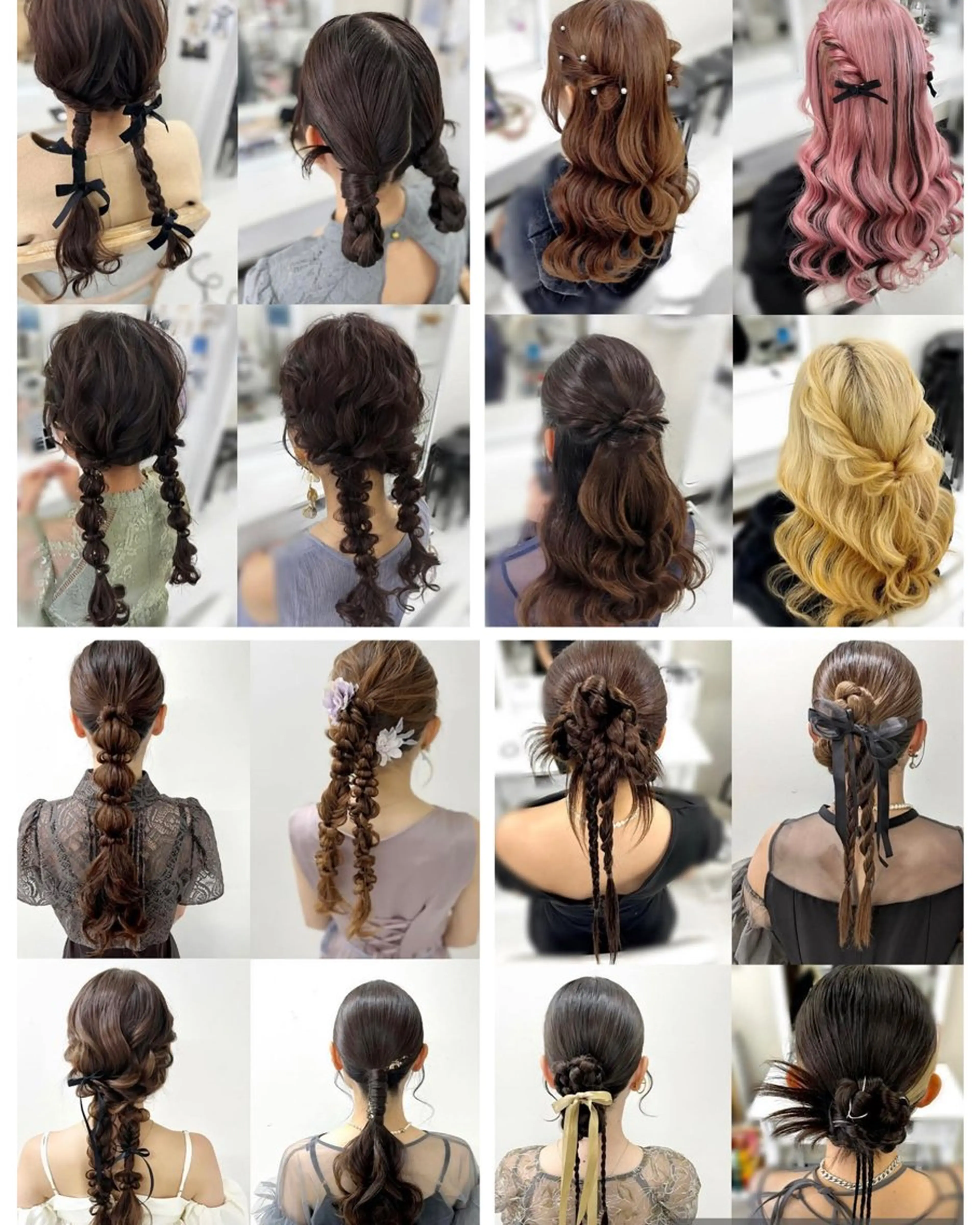 ヘアセット🎀8時～10時4660円☆インスタフォローDMで4000円Instagram@setsaloncoco.mの写真