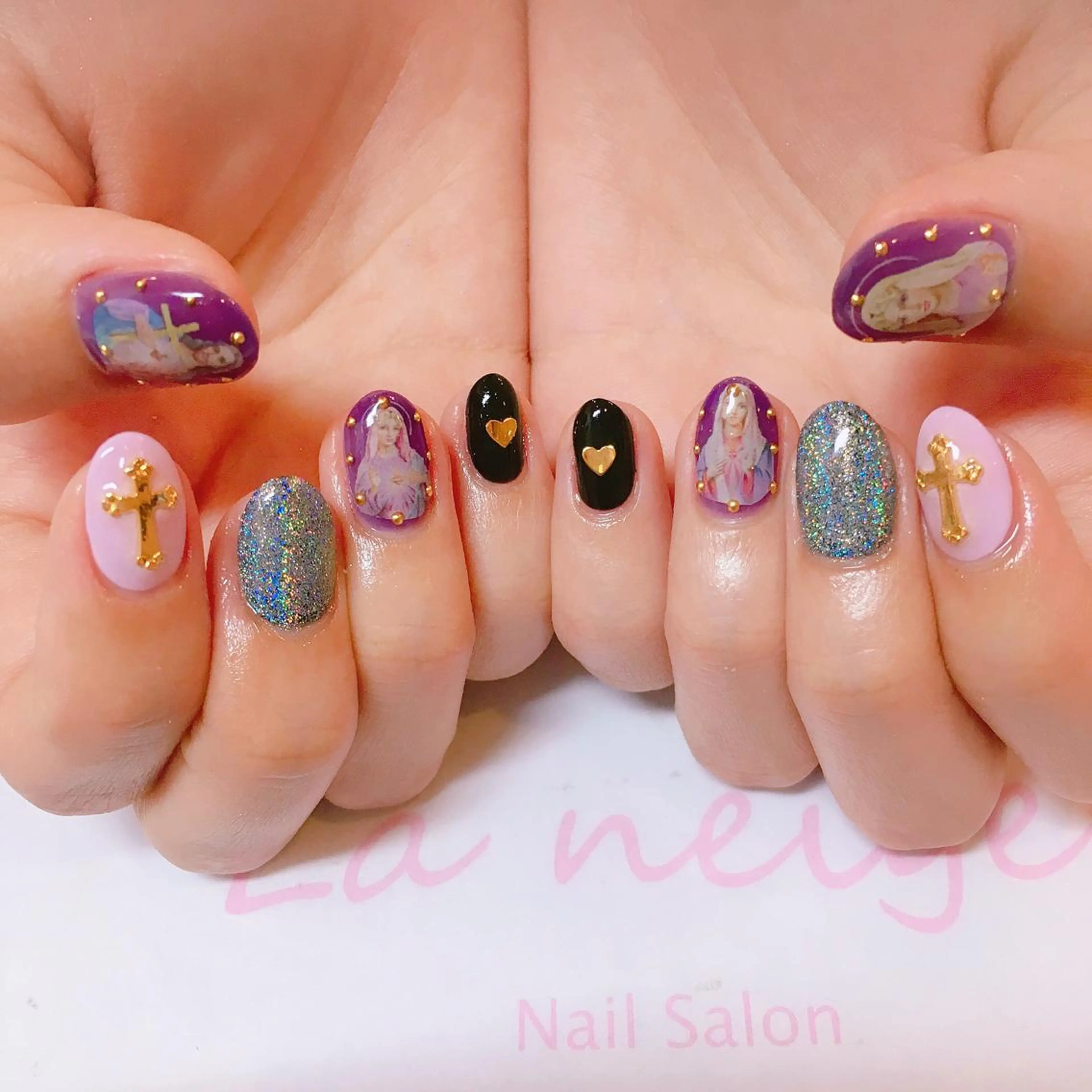 ネイル La neige* yuki 🥯🍑のネイルデザイン