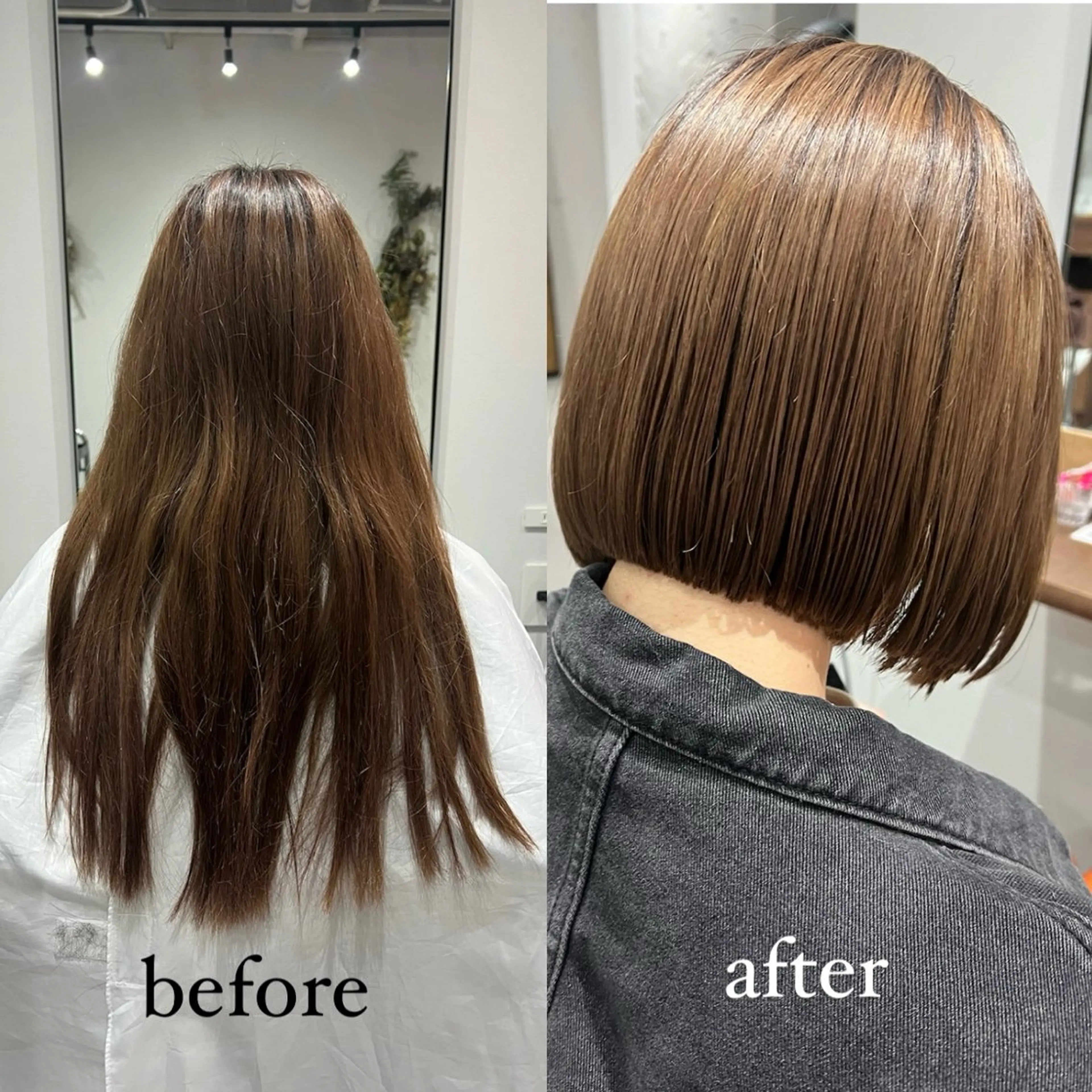 ミディアム ボブ feliz  hair所属・福井 采未のヘアスタイル