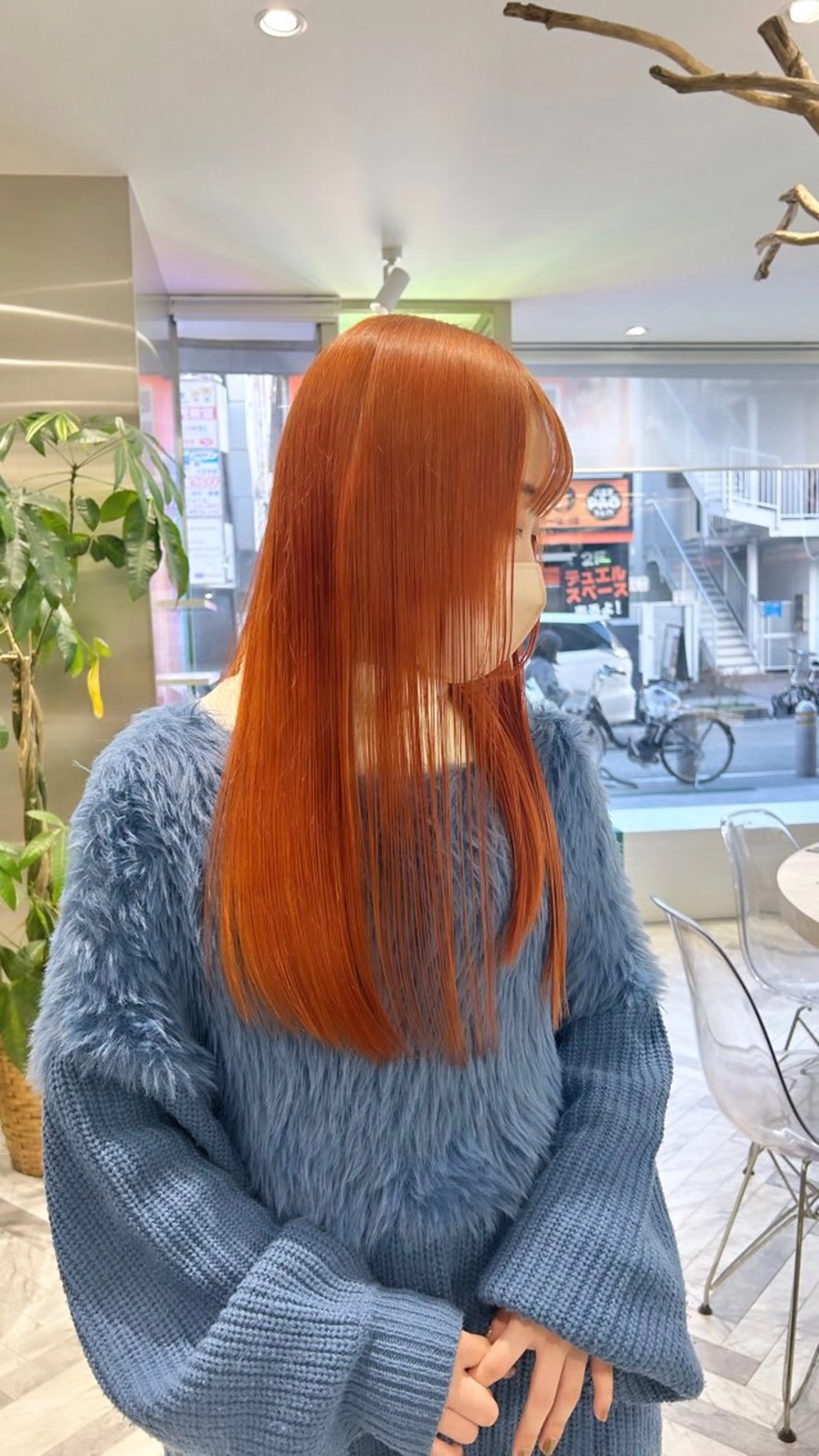 ロング カラー カット ヘアカラー トリートメント メンズ/ボブ/パーマ /くるみのマツエク・マツパデザイン