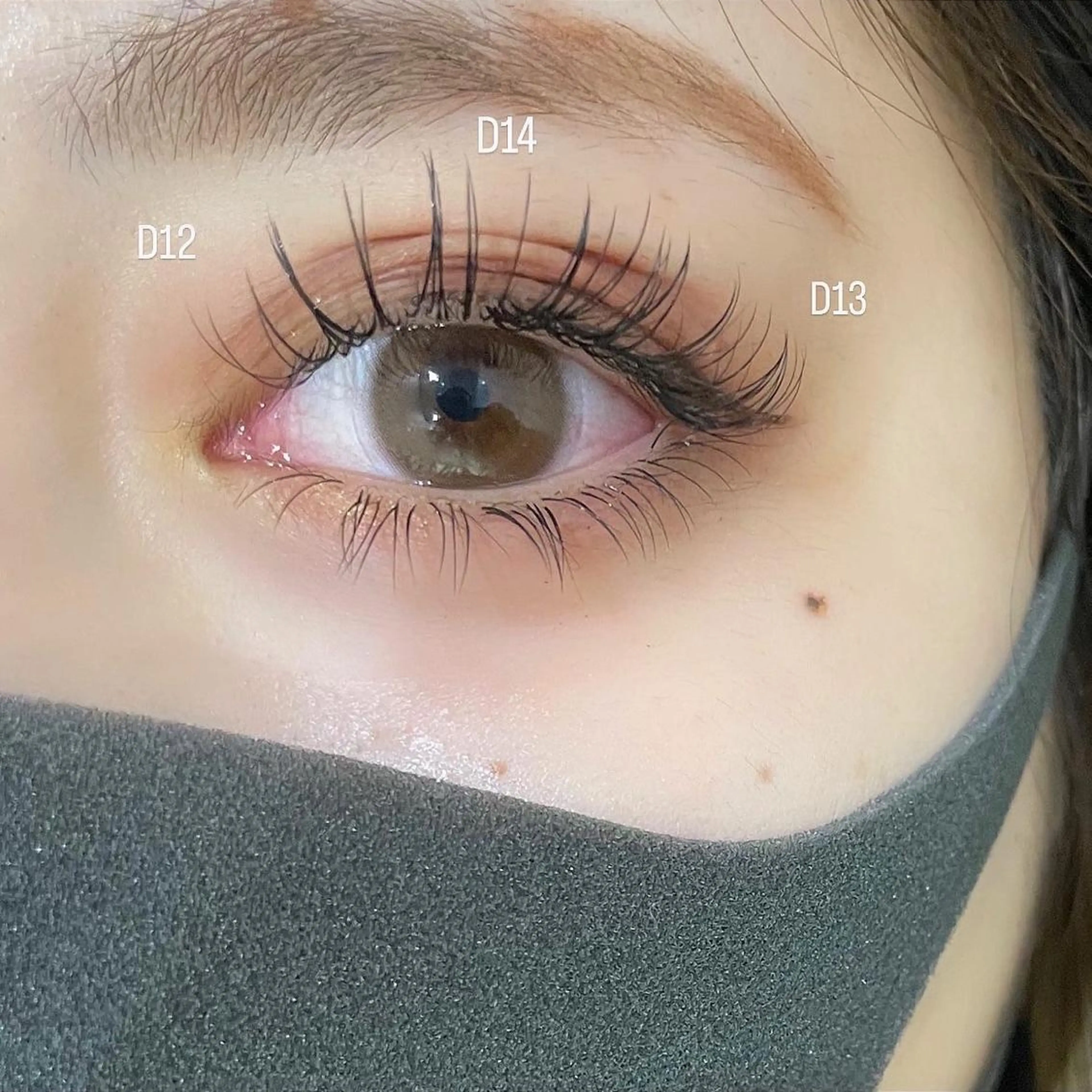 マツエク・マツパ アイブロウ Dカール マツエク Le Riad 水野のマツエク・マツパデザイン