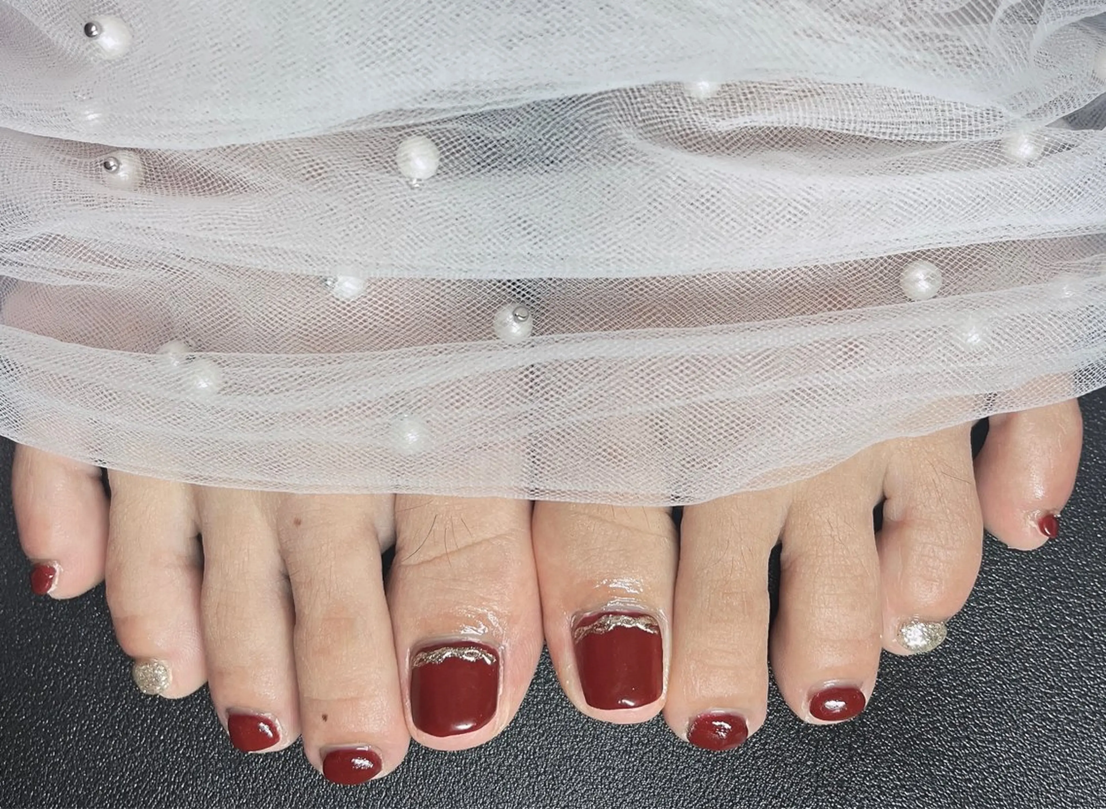 ネイル フットネイル ネイル スゥリールのネイルデザイン