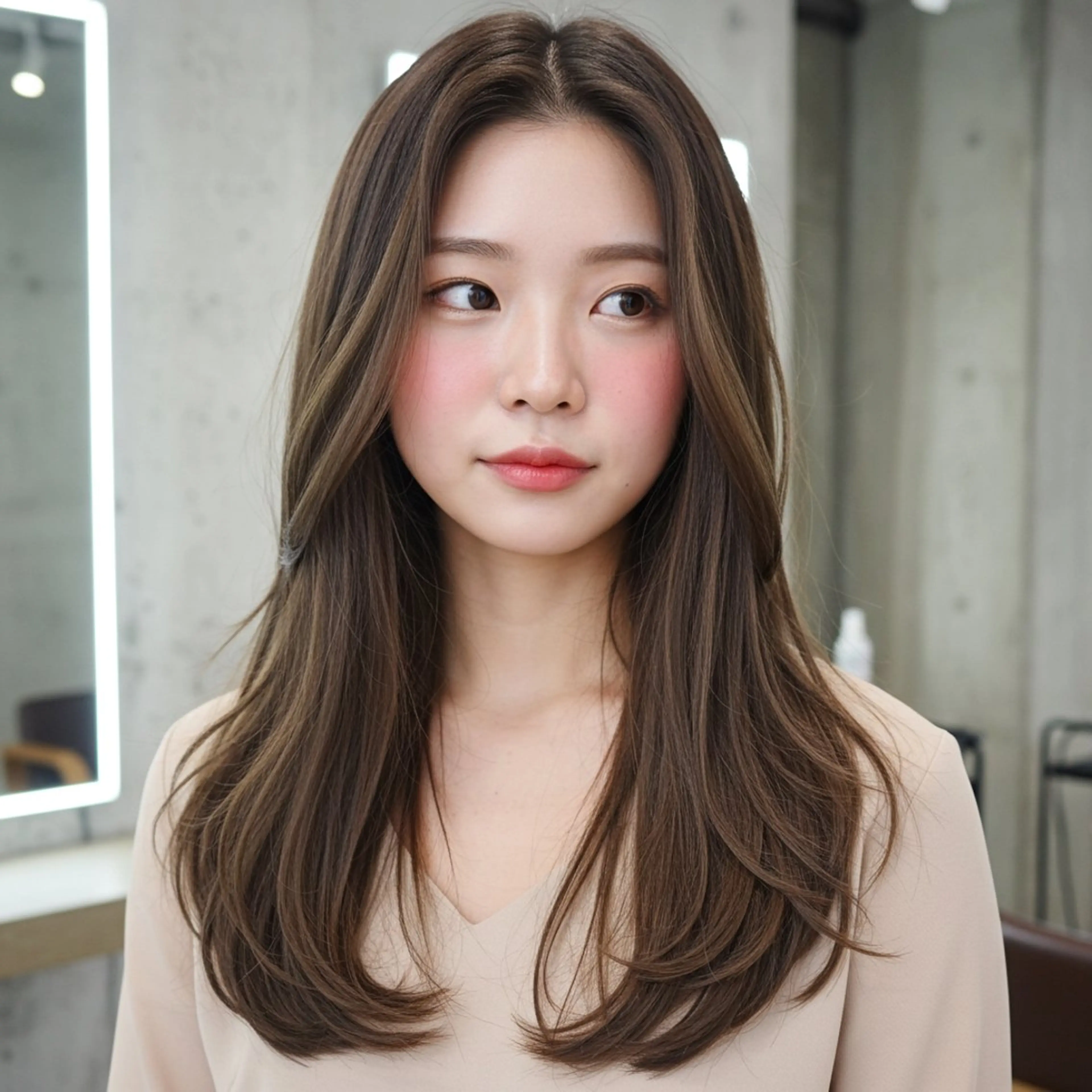 ロング 似合わせボブ✖️ 韓国レイヤー✨小関のヘアスタイル