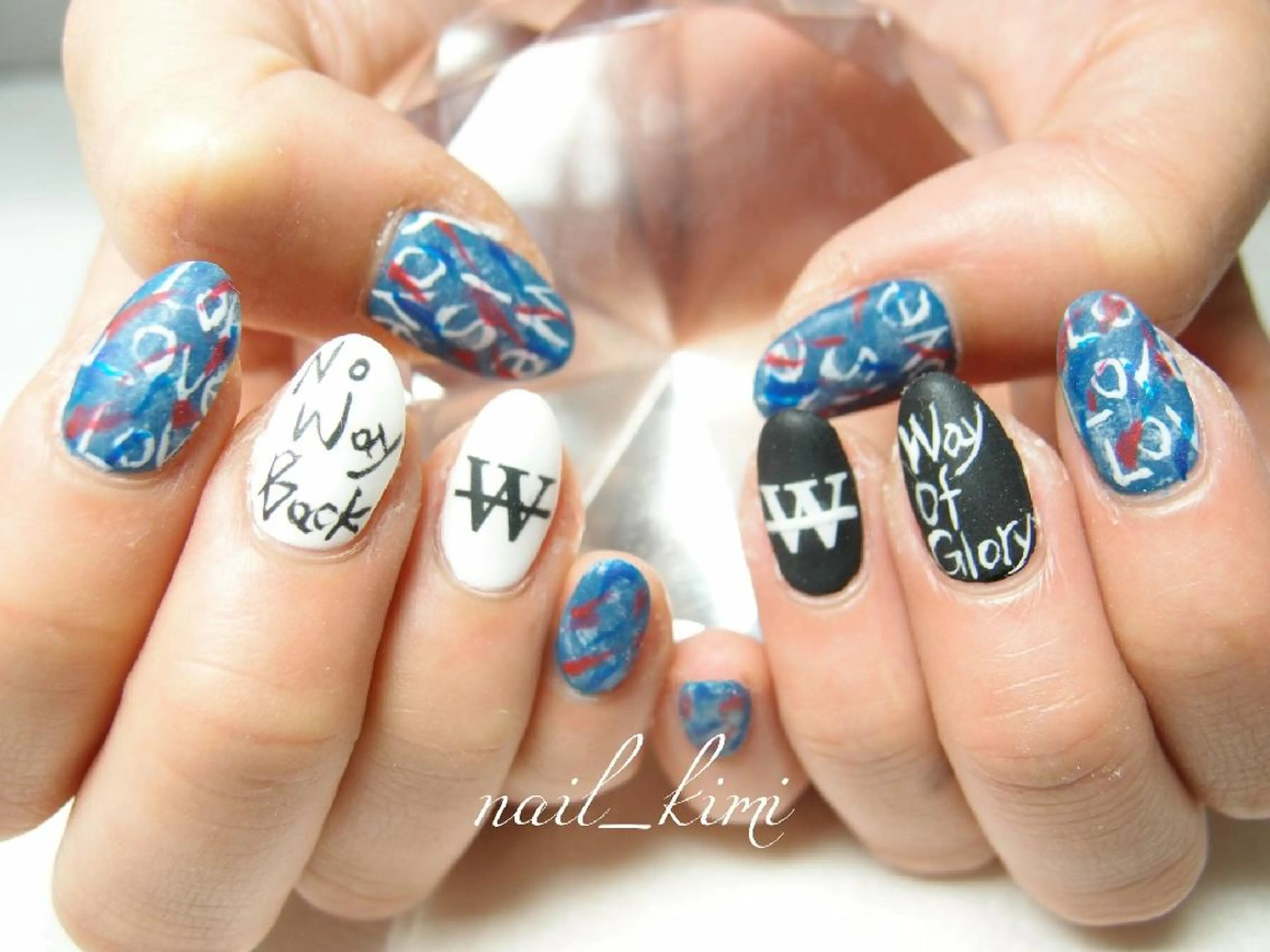 メンズ ネイル マットネイル ConneQt所属・ETHOSENSE. kimikaのネイルデザイン