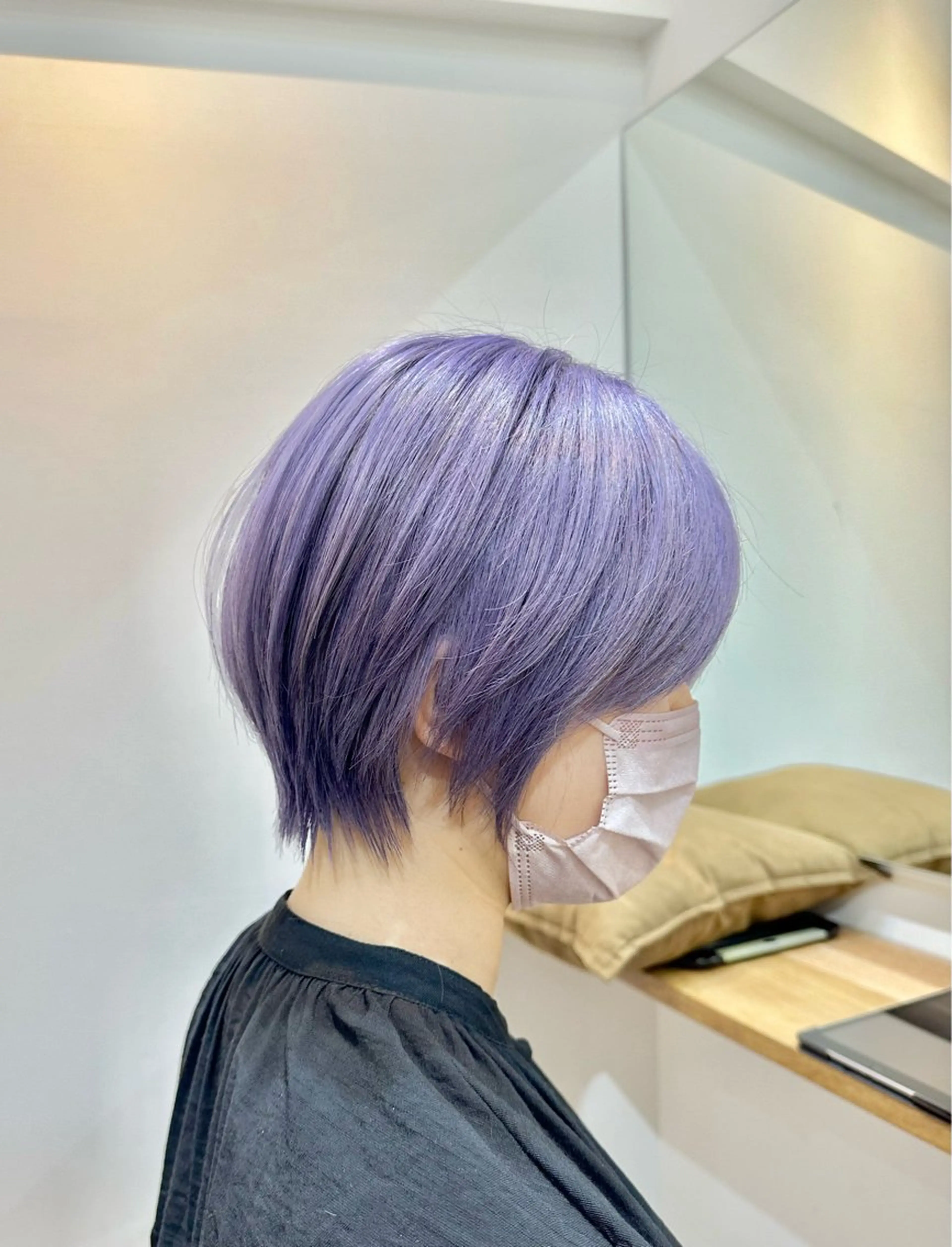 ショート カラー カット トリートメント ⭐️小顔ショート⭐️ 大鷲拓海のヘアスタイル