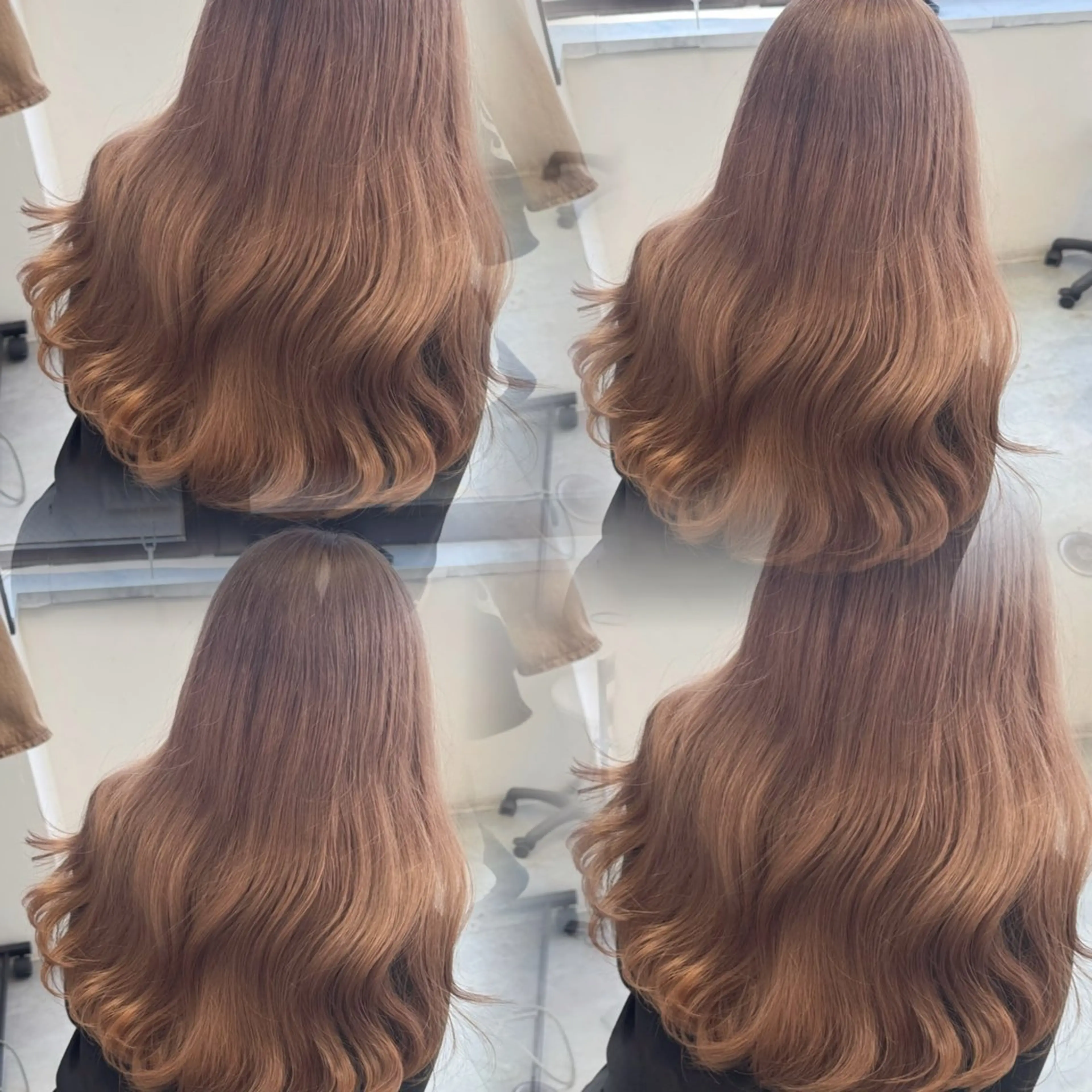 ミディアム カラー ベージュカラー ブリーチ ミルクティーベージュ ヘアカラー fuka/梅田/ ミルクティーベージュのヘアスタイル