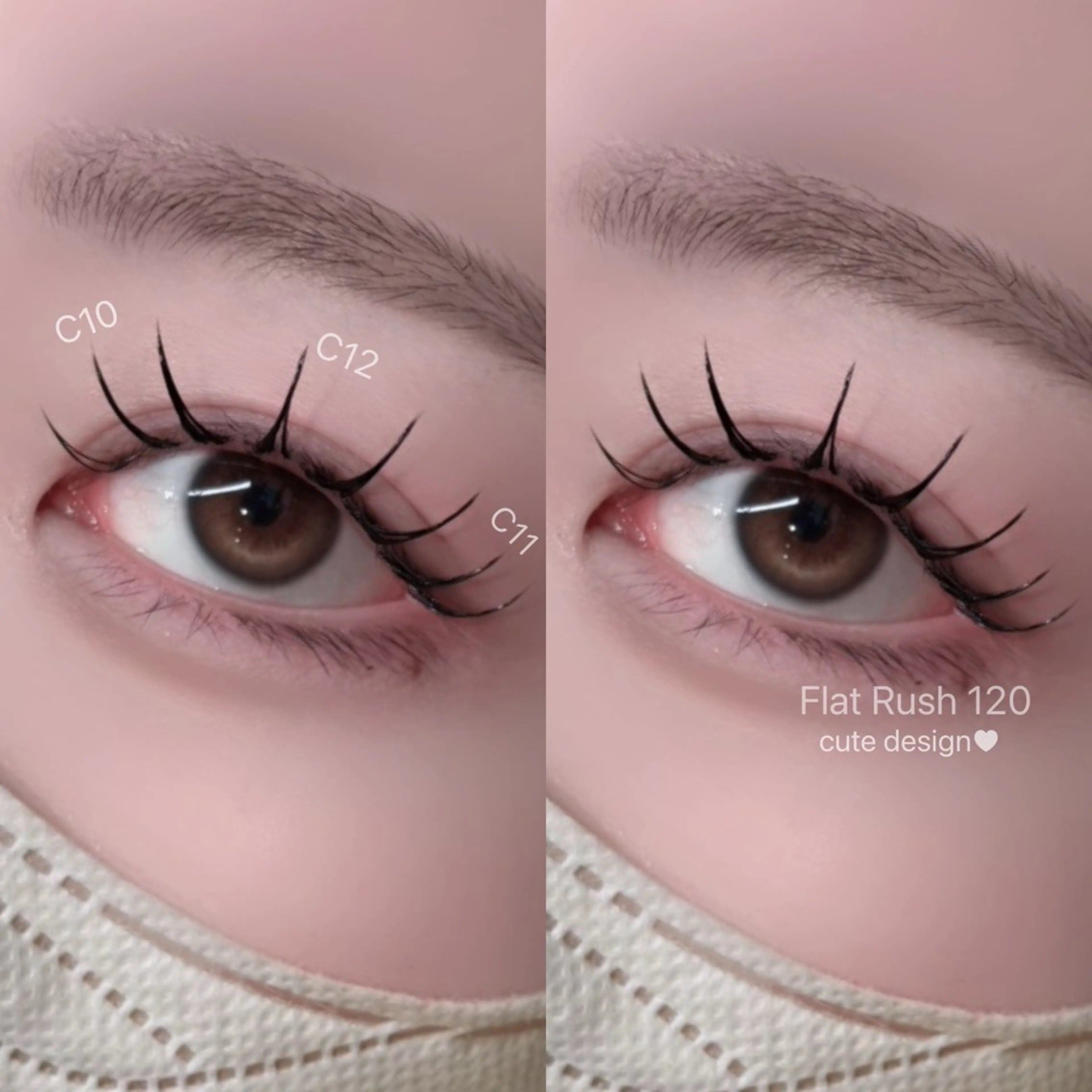 🩷フラットラッシュ🩷120本🩰オフあり🛁ご新規様4800円・顧客様5400円+オフ代の写真