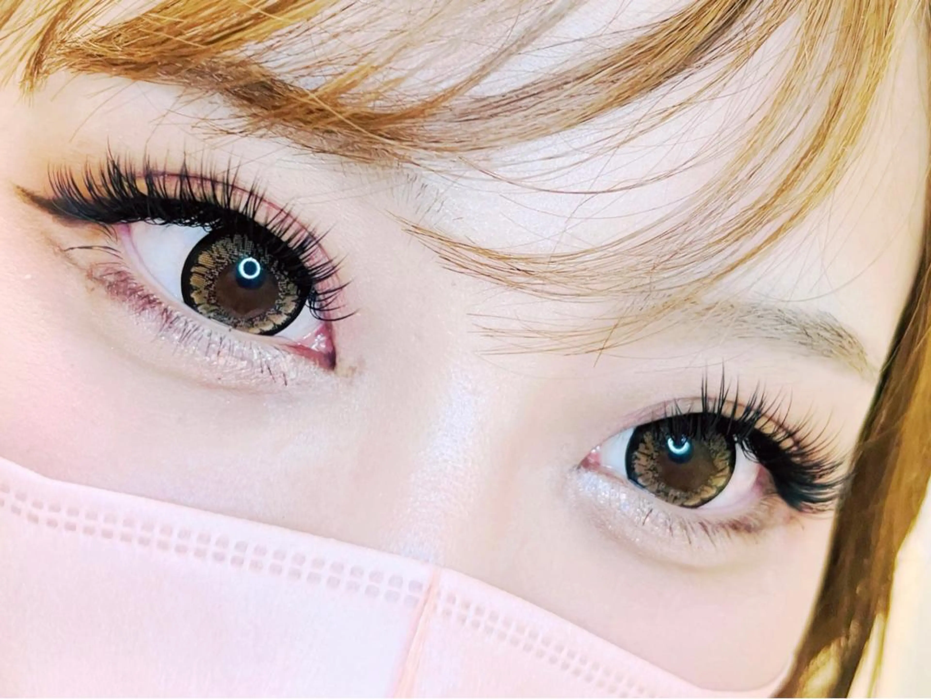 マツエク・マツパ 付け放題 バインドロック フラットラッシュ パリジェンヌラッシュリフト まつげパーマ マツエク オーロラ所属・AURORA RINAのマツエク・マツパデザイン