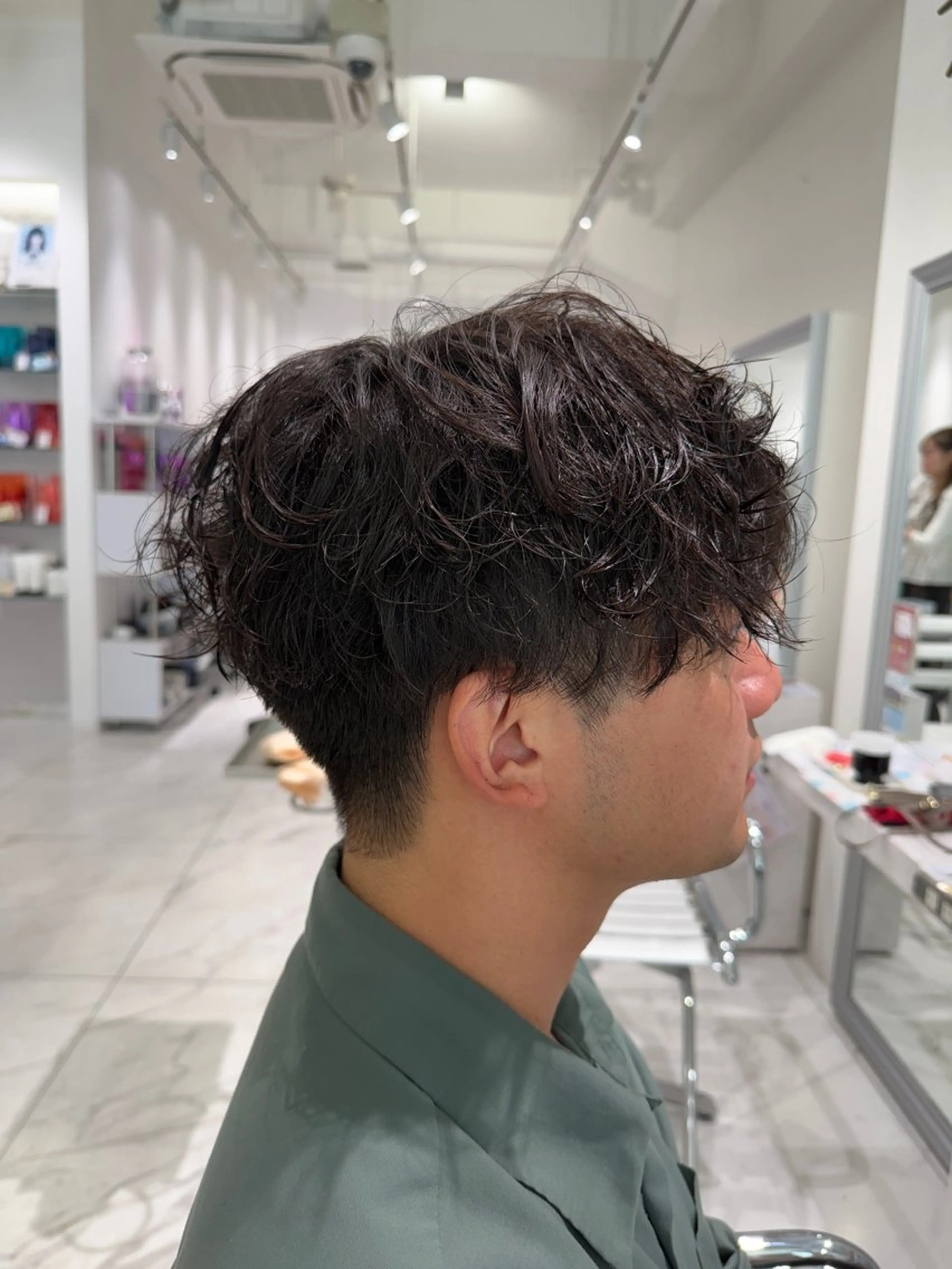 パーマ メンズ 柳澤 和也のヘアスタイル