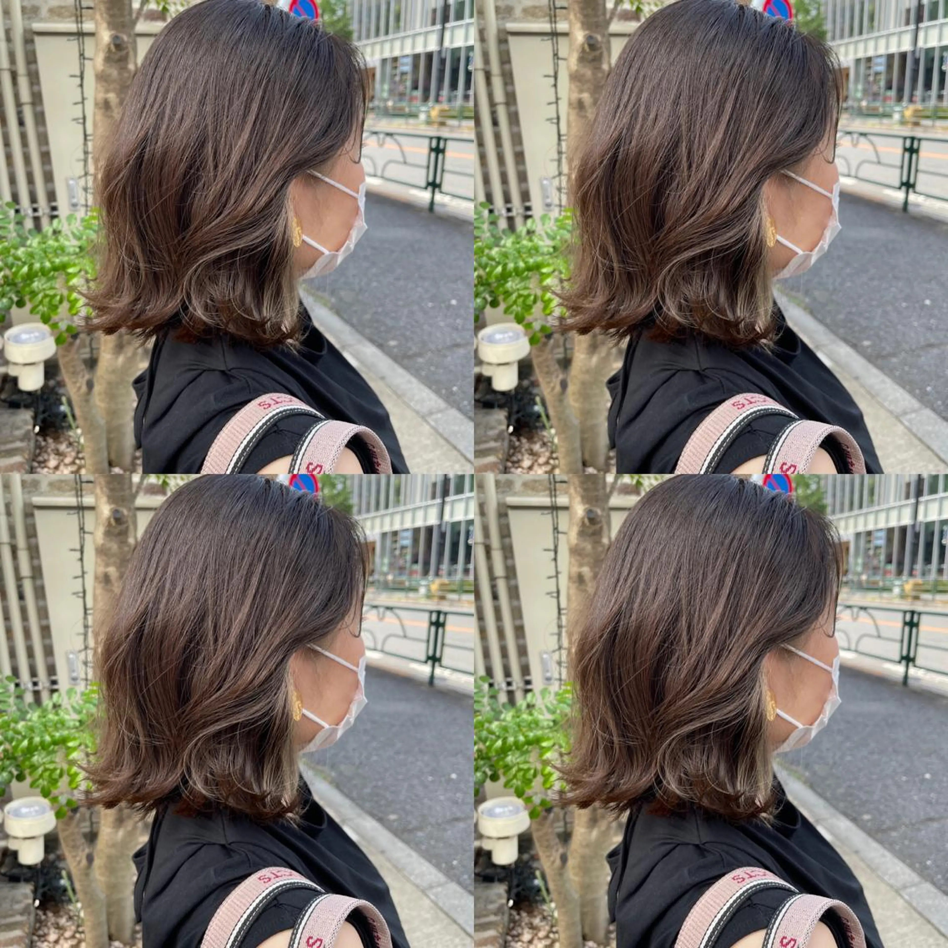 ショート カラー 透明感カラー グレージュ オリーブグレージュ オリーブグレー ボブ 大人可愛い透明感🌟 小顔・韓国髪🌟野中のヘアスタイル