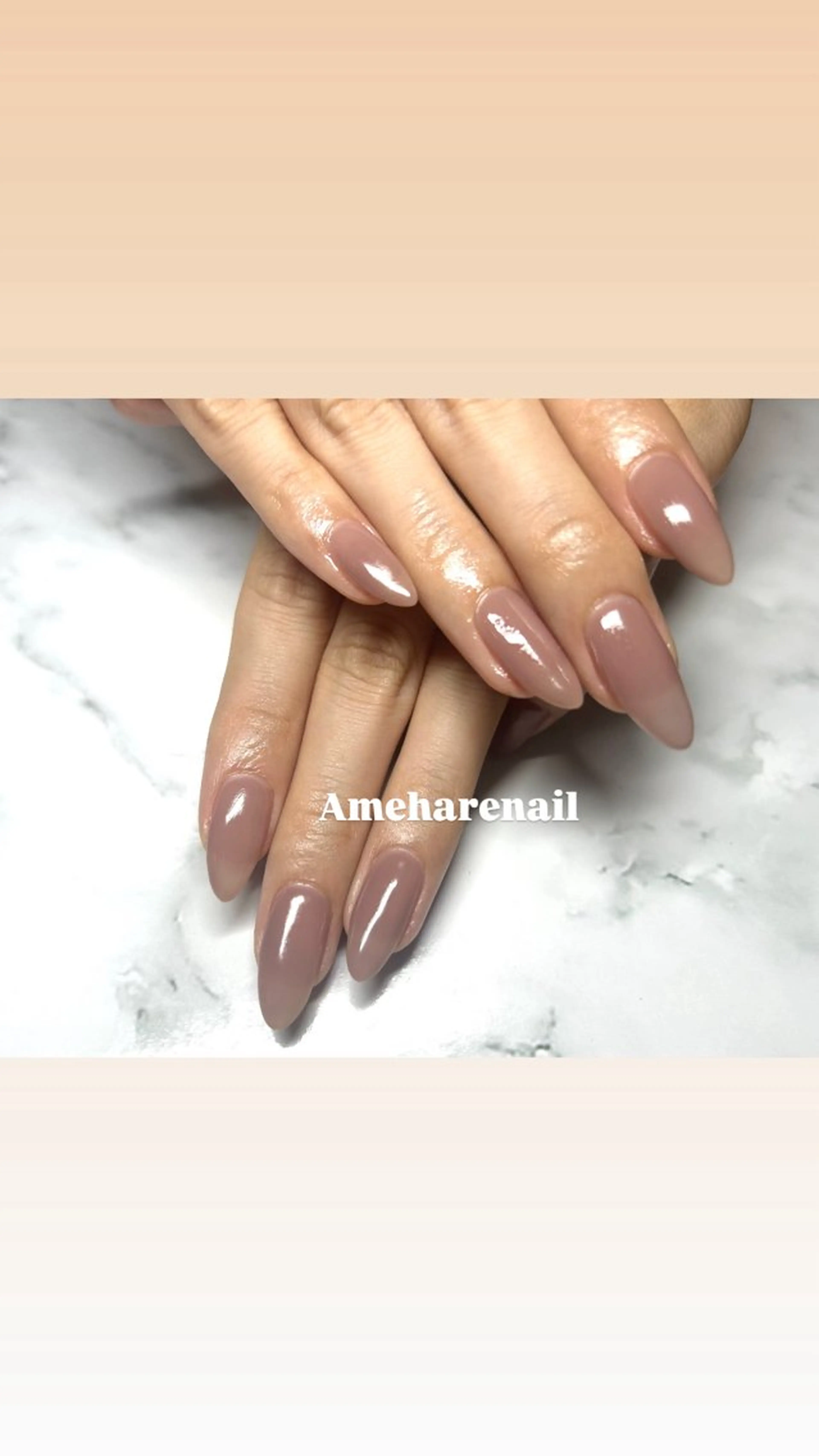 ネイル ワンカラーネイル ハンドネイル belle nail.所属・belle🔔 nail.すずのネイルデザイン