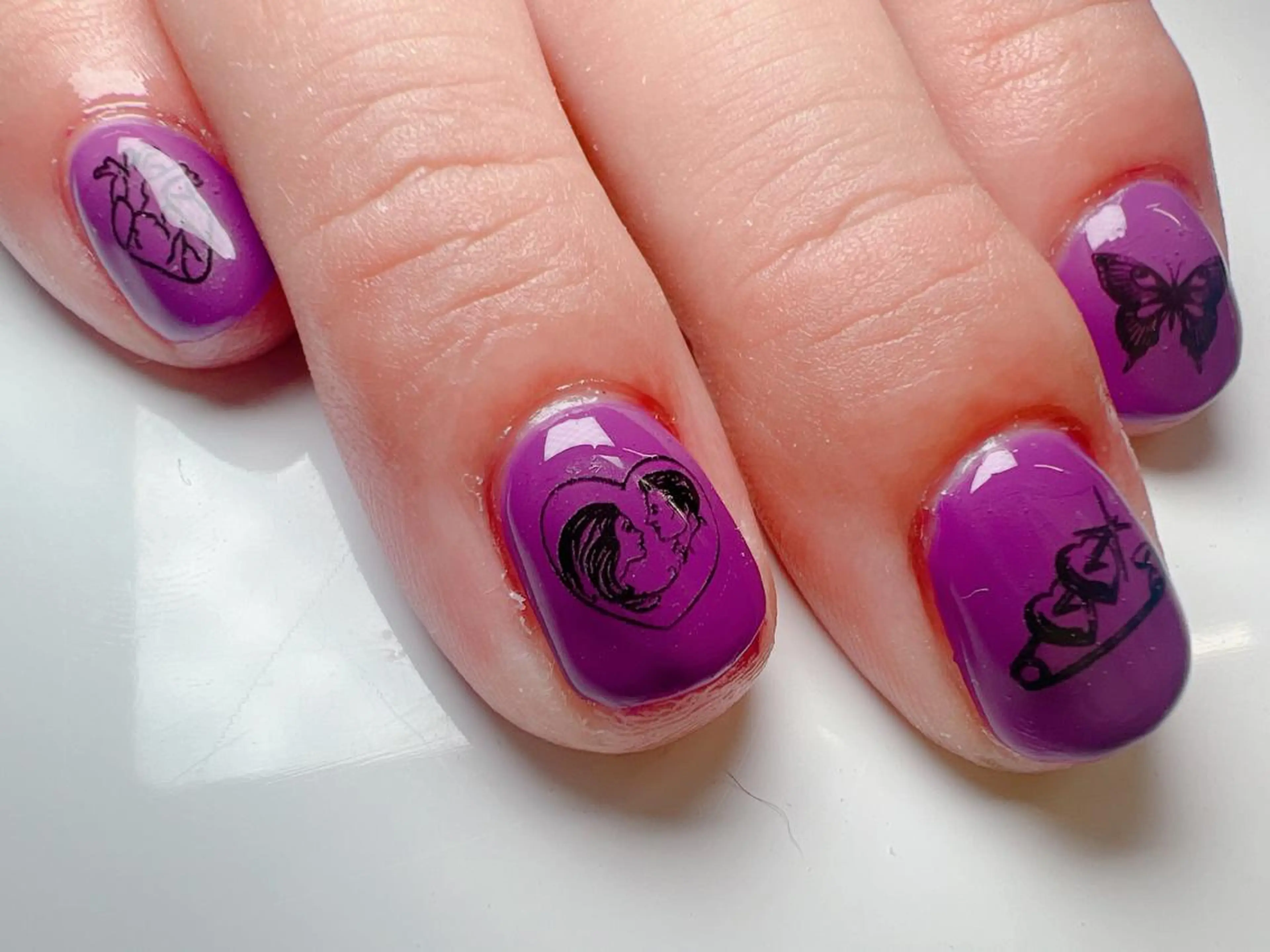 メンズ ネイル ハンドネイル Nail Salon L'arc所属・💊大阪/心斎橋 moni🧠のネイルデザイン