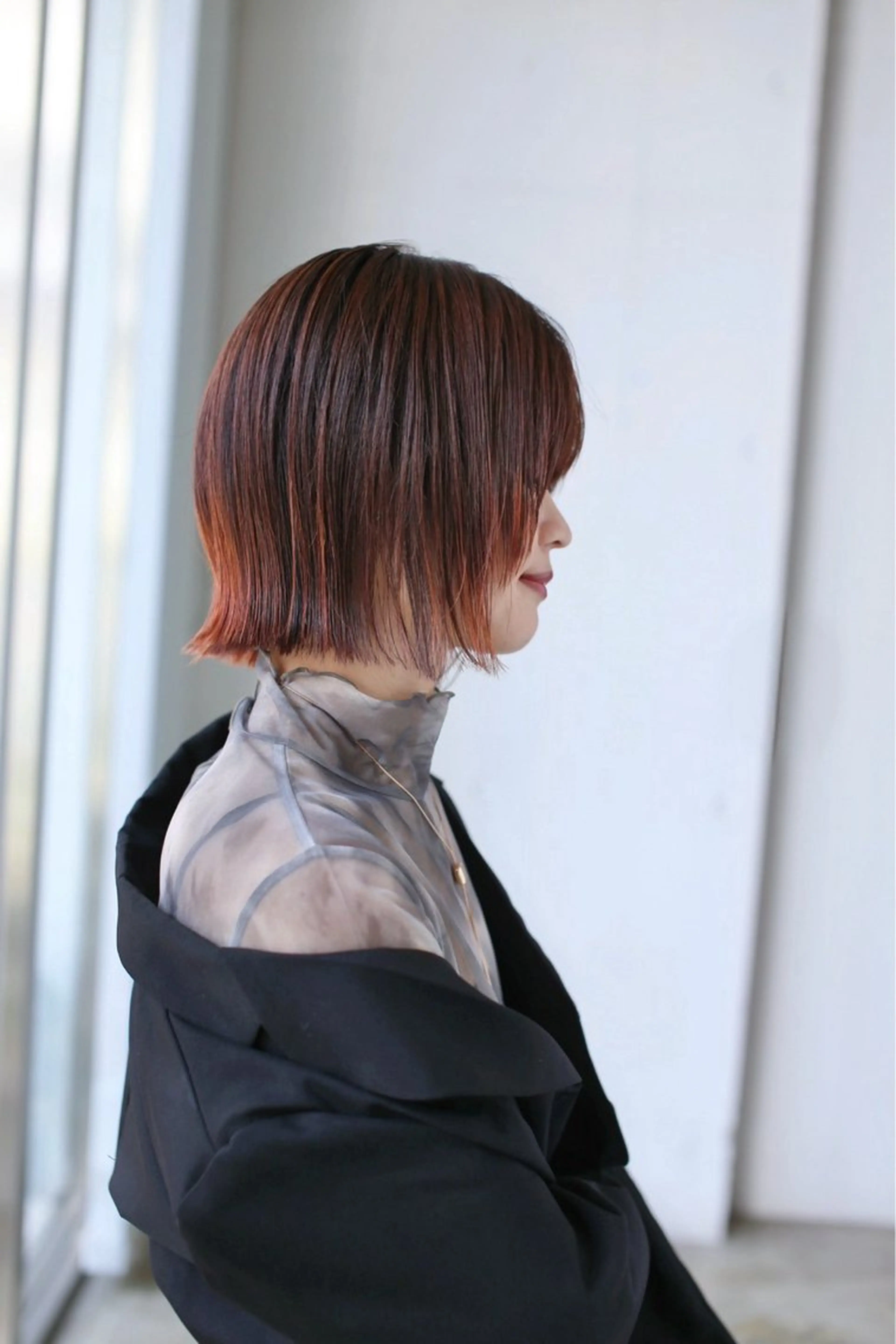 ショート 山崎 彩音のヘアスタイル