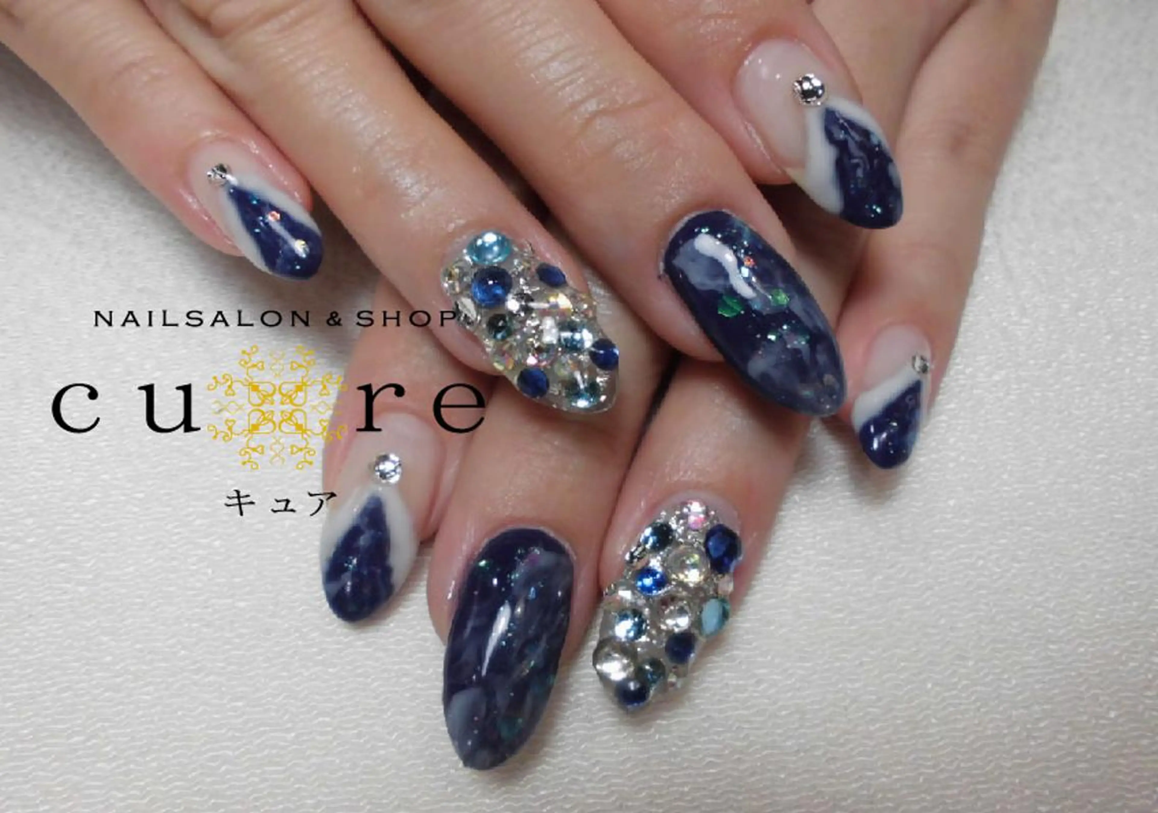 ロング ネイル ネイルサロン Cureのネイルデザイン