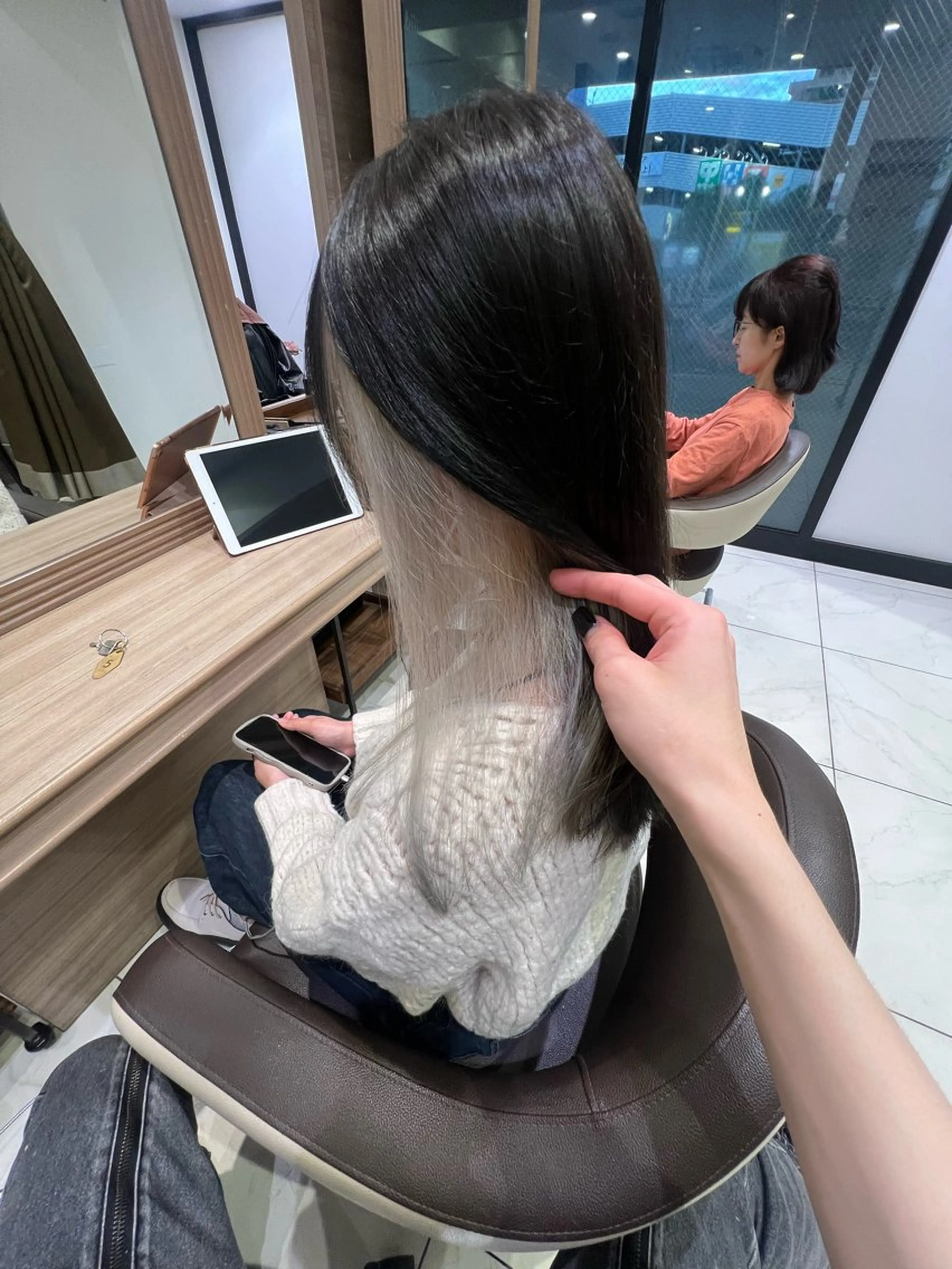 ロング カラー ブリーチ/デザイン 💎ryuyaのヘアスタイル