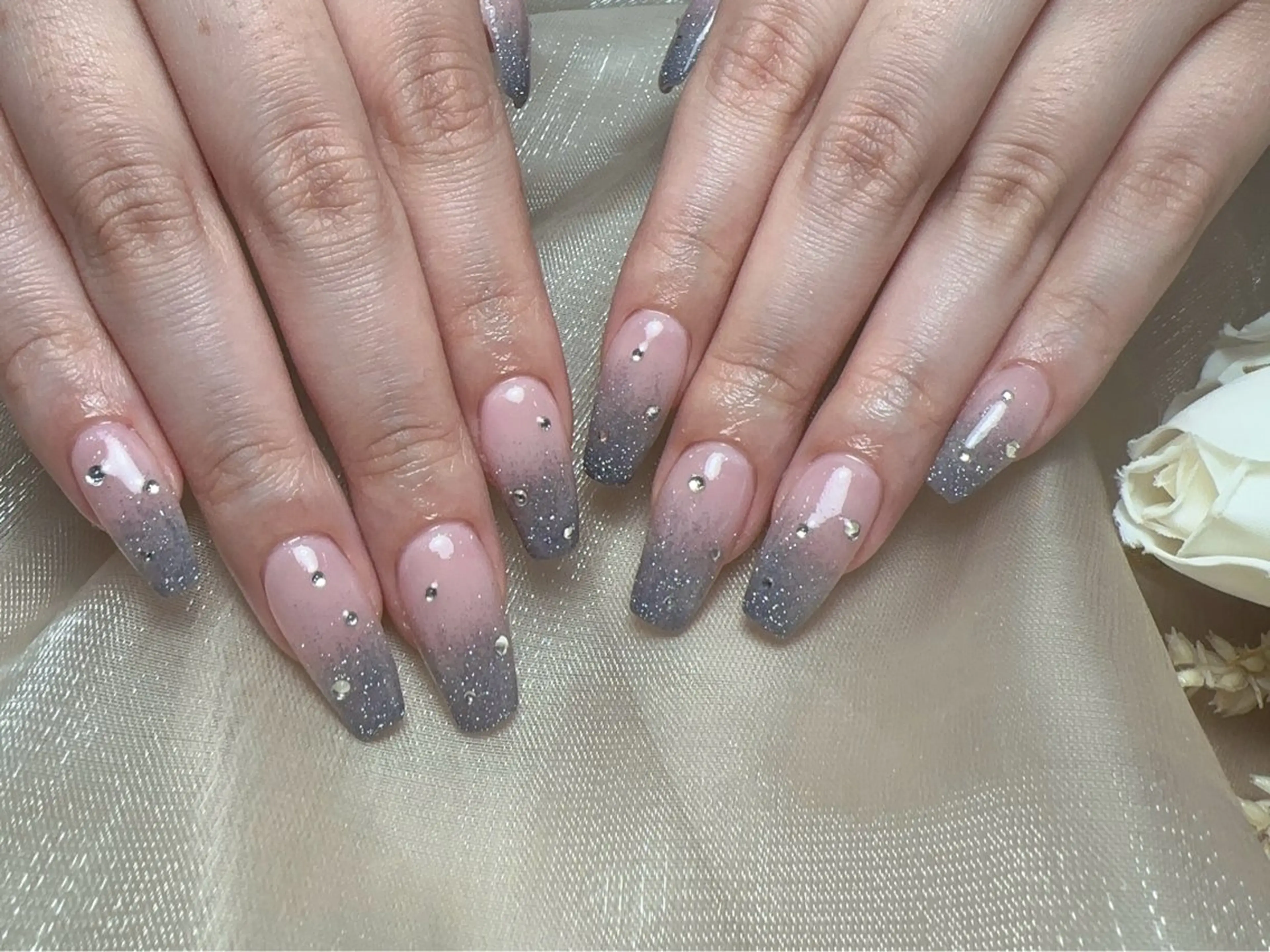 ネイル 長さ出し シンプルネイル ハンドネイル ハンドケア 🫧M. nailsのネイルデザイン