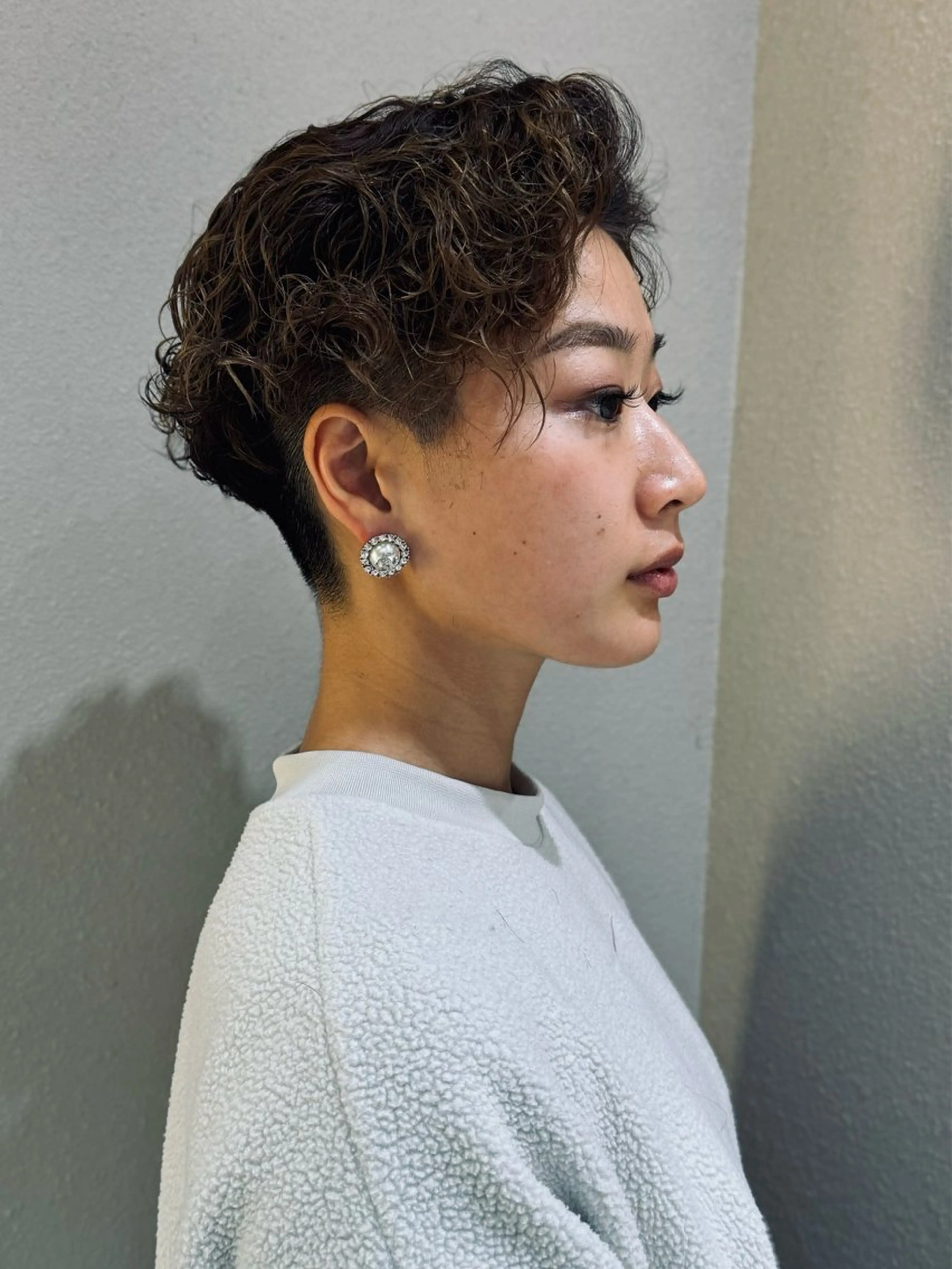 ショート カット ヘアカラー パーマ 🩵縮毛矯正・ボブ 岩原朋也🩵のヘアスタイル