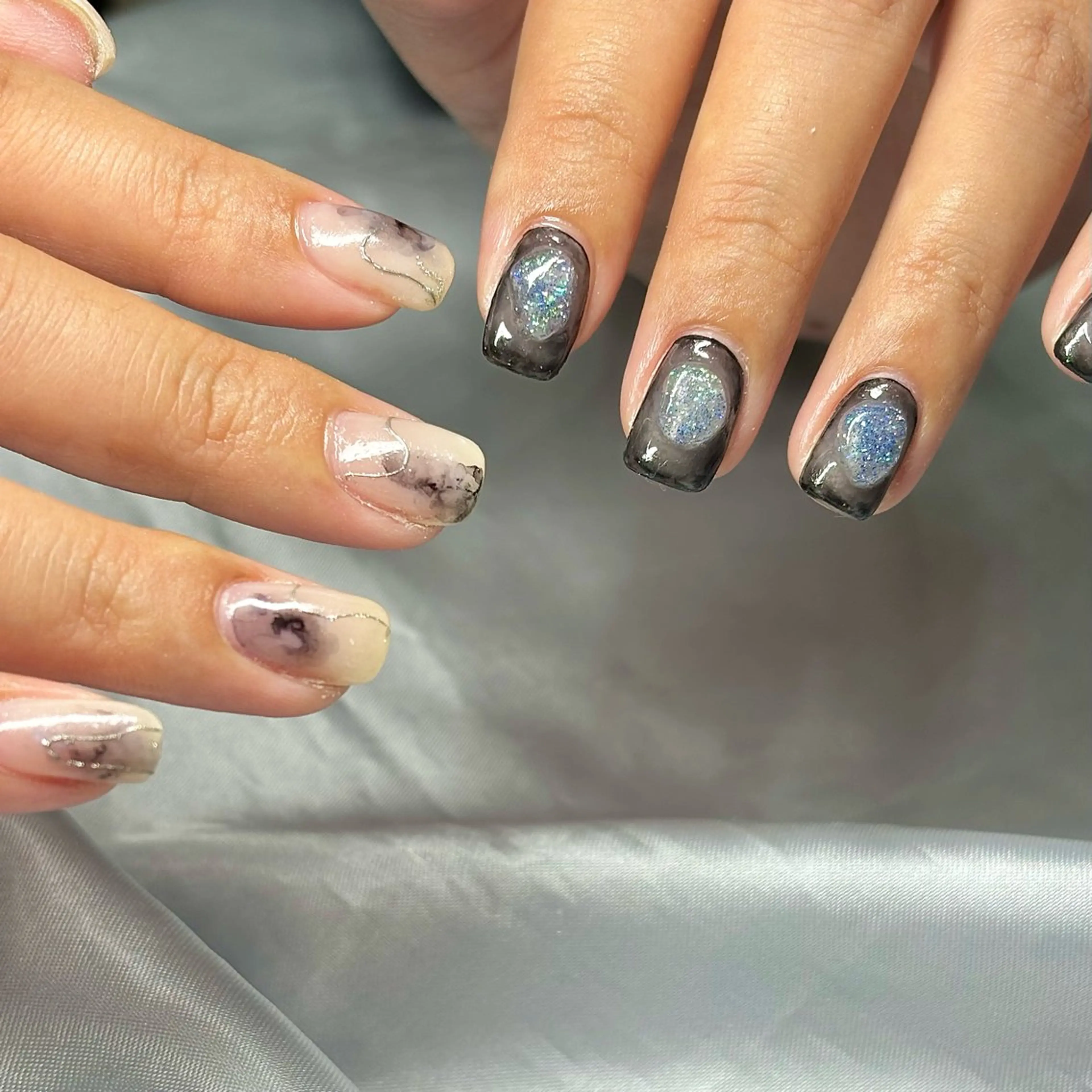 メンズ ネイル nail&eye Aoのマツエク・マツパデザイン