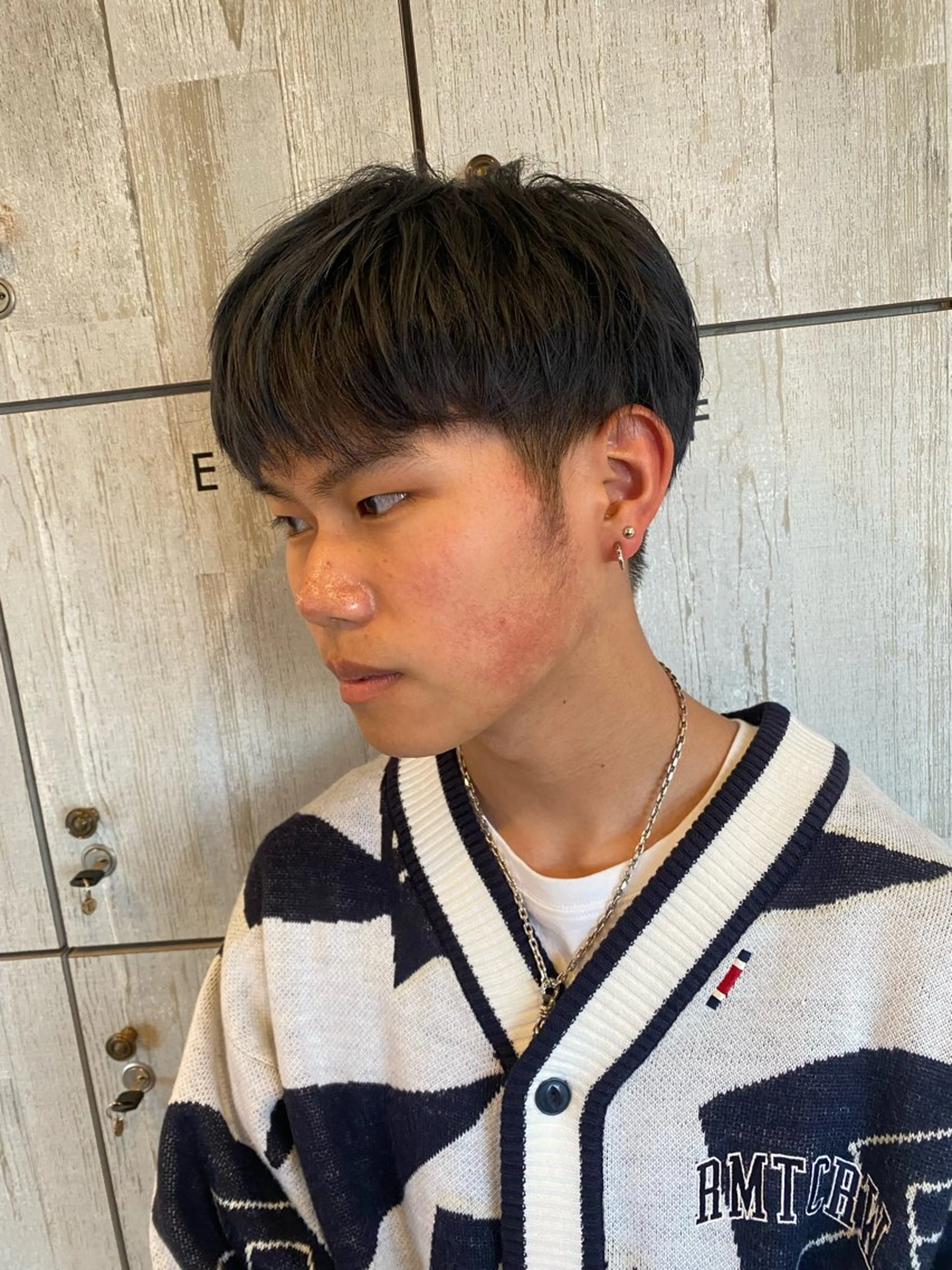 メンズ カット あいさ🤍ムラ無しカ ラー🤍のヘアスタイル