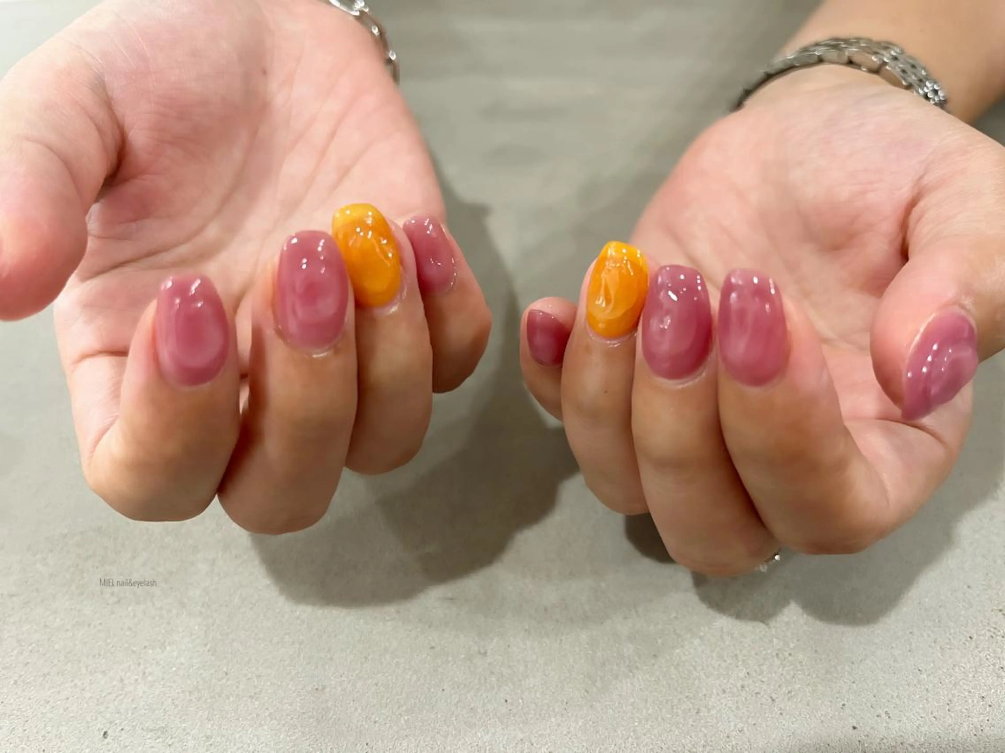 ネイル ぷっくりネイル ハンドネイル private  nail monail所属・nail salon monailのネイルデザイン