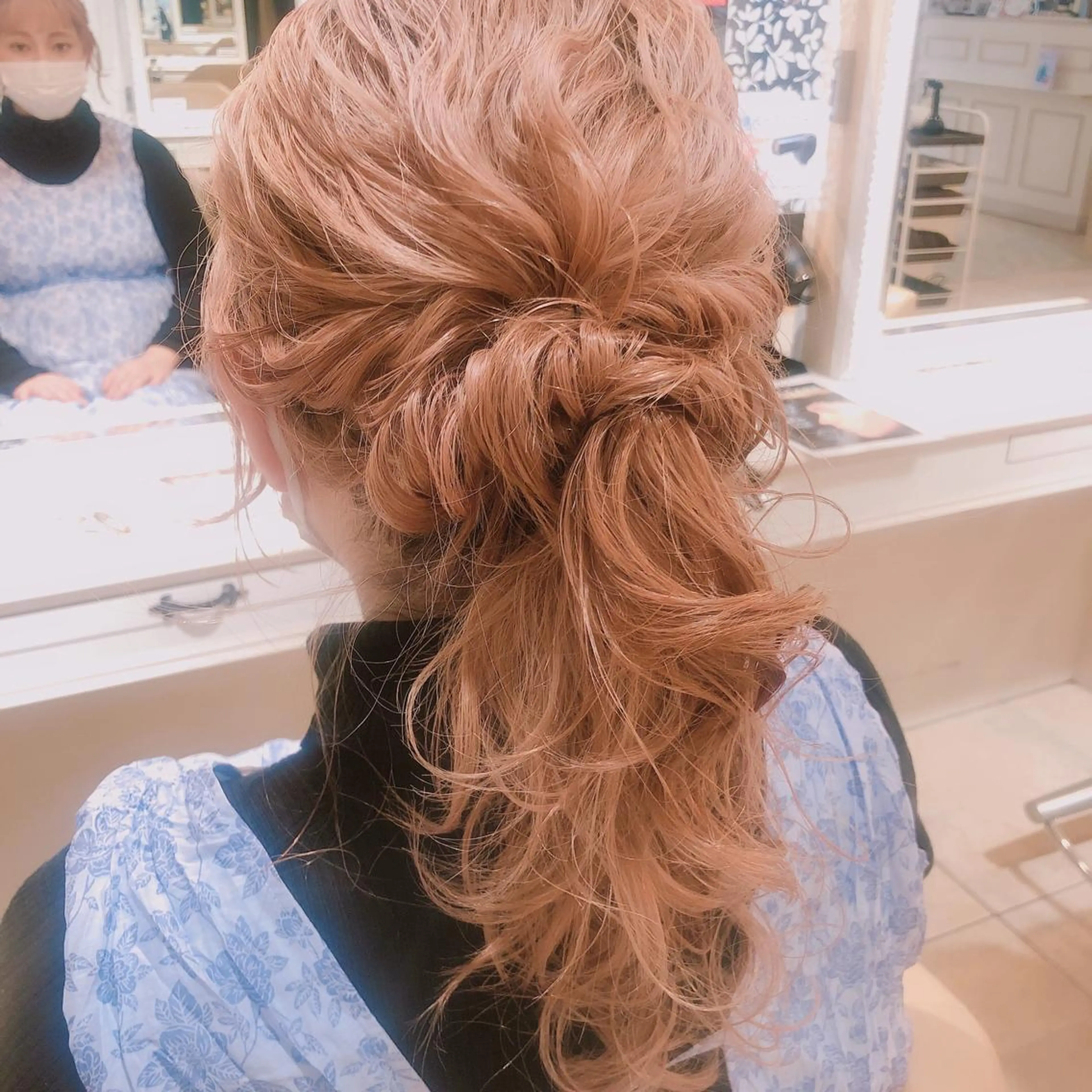 ヘアアレンジ ヘアセット 原 麻耶のヘアスタイル