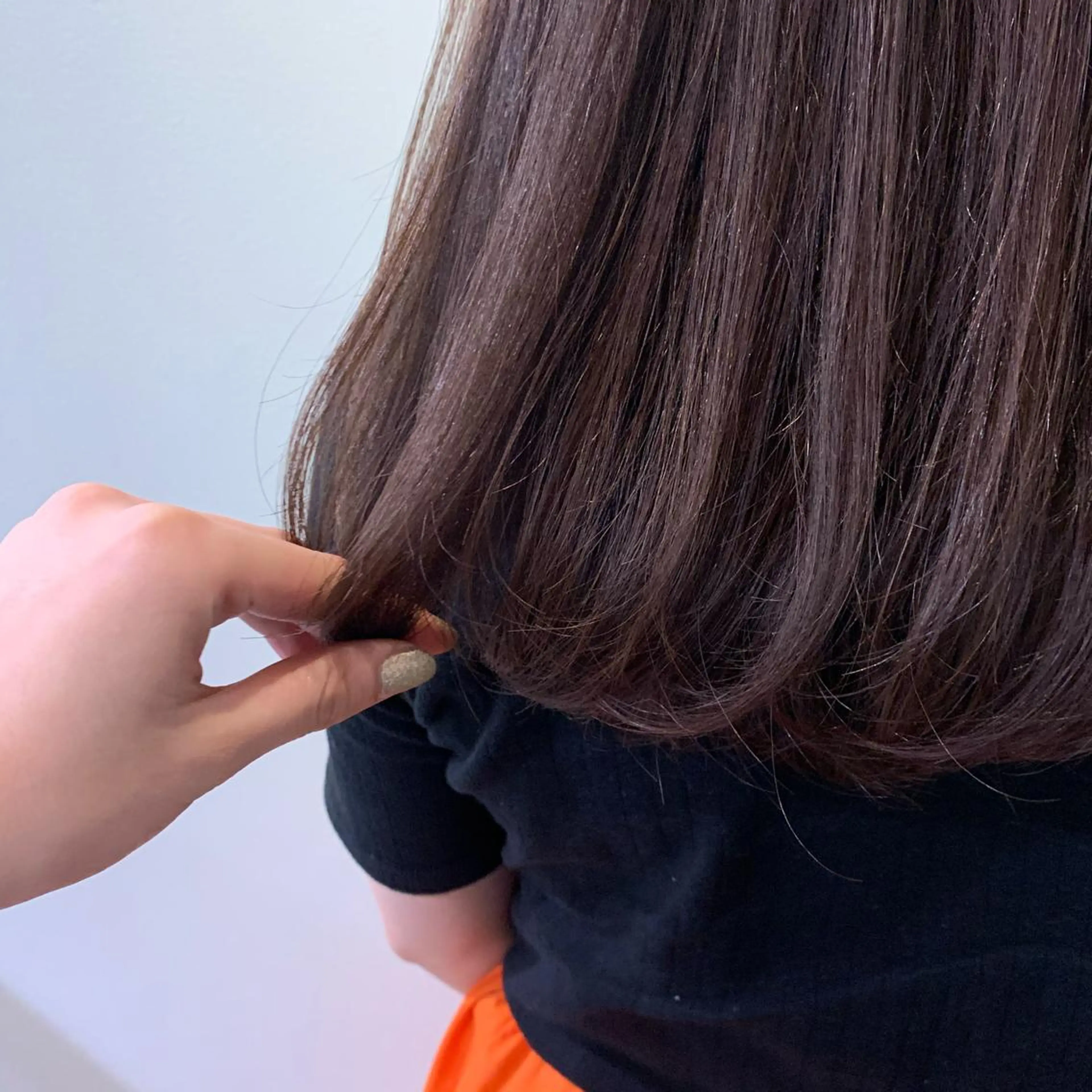 カラー ブラウンカラー 透明感カラー ヘアカラー 江原 実来のヘアスタイル