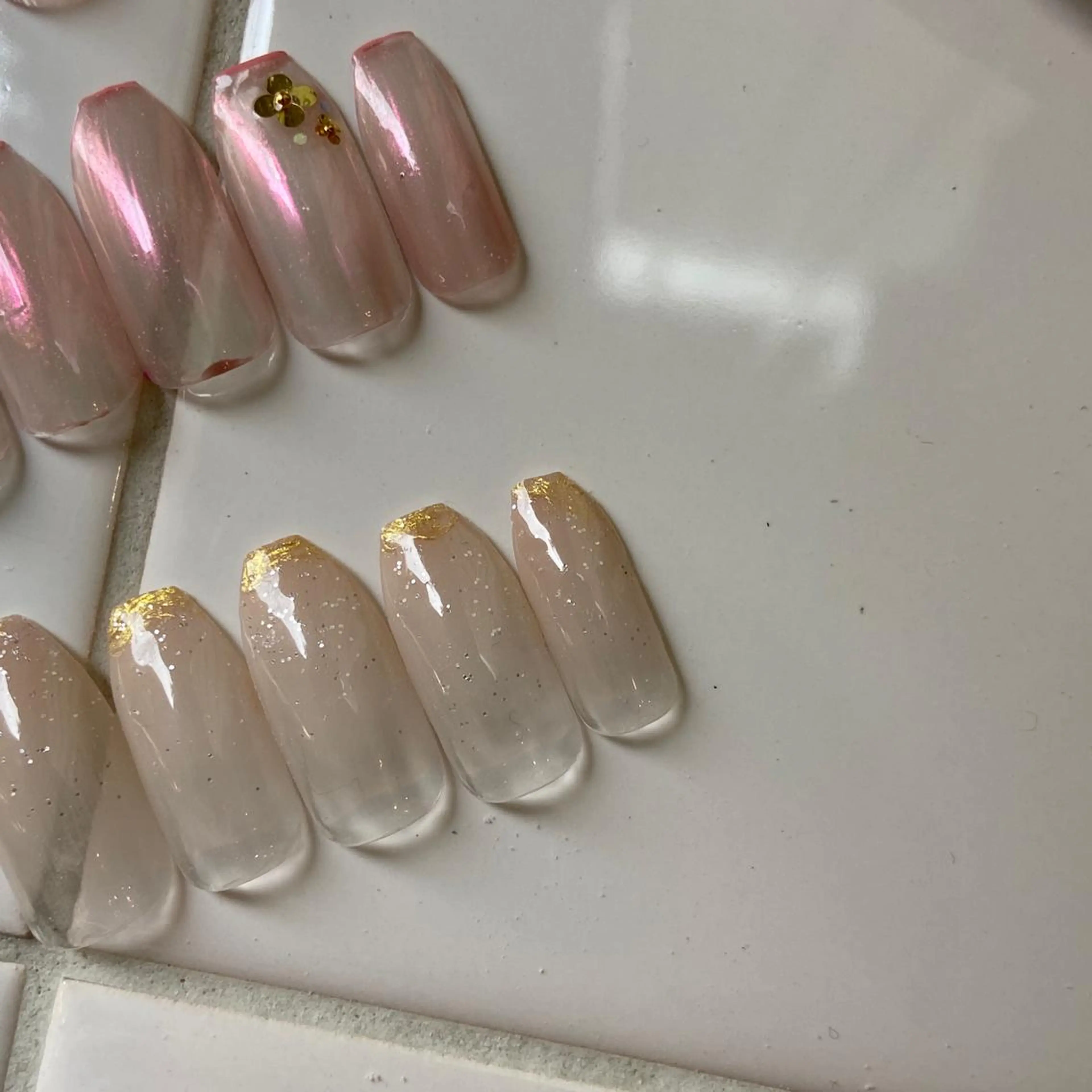 ネイル SHAPYパラジェル フィルイン対応　うみのマツエク・マツパデザイン