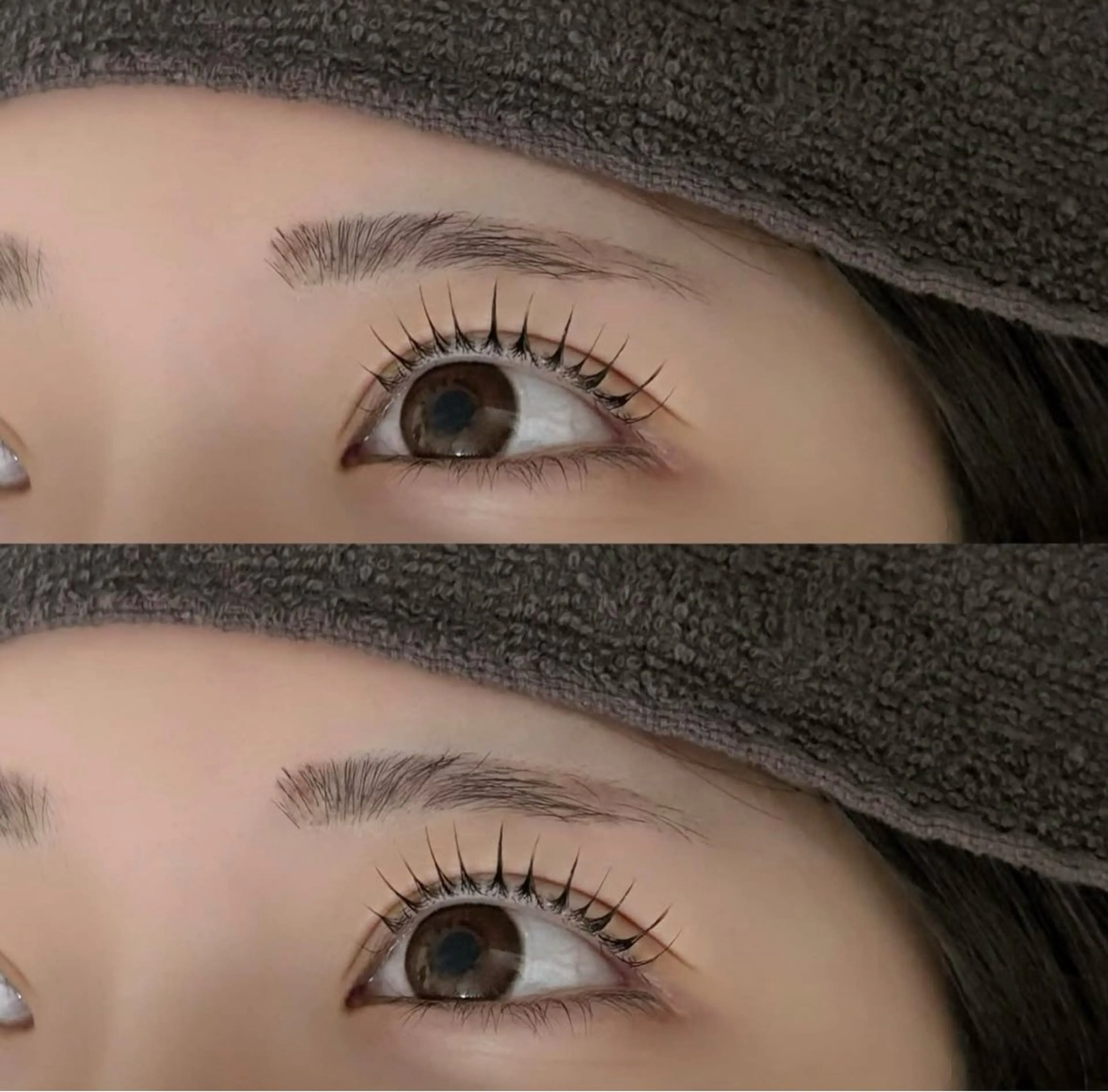 【オフ対応不可】韓国風まつげパーマ上のみ(アイシャンプー、コーティング付き)の写真