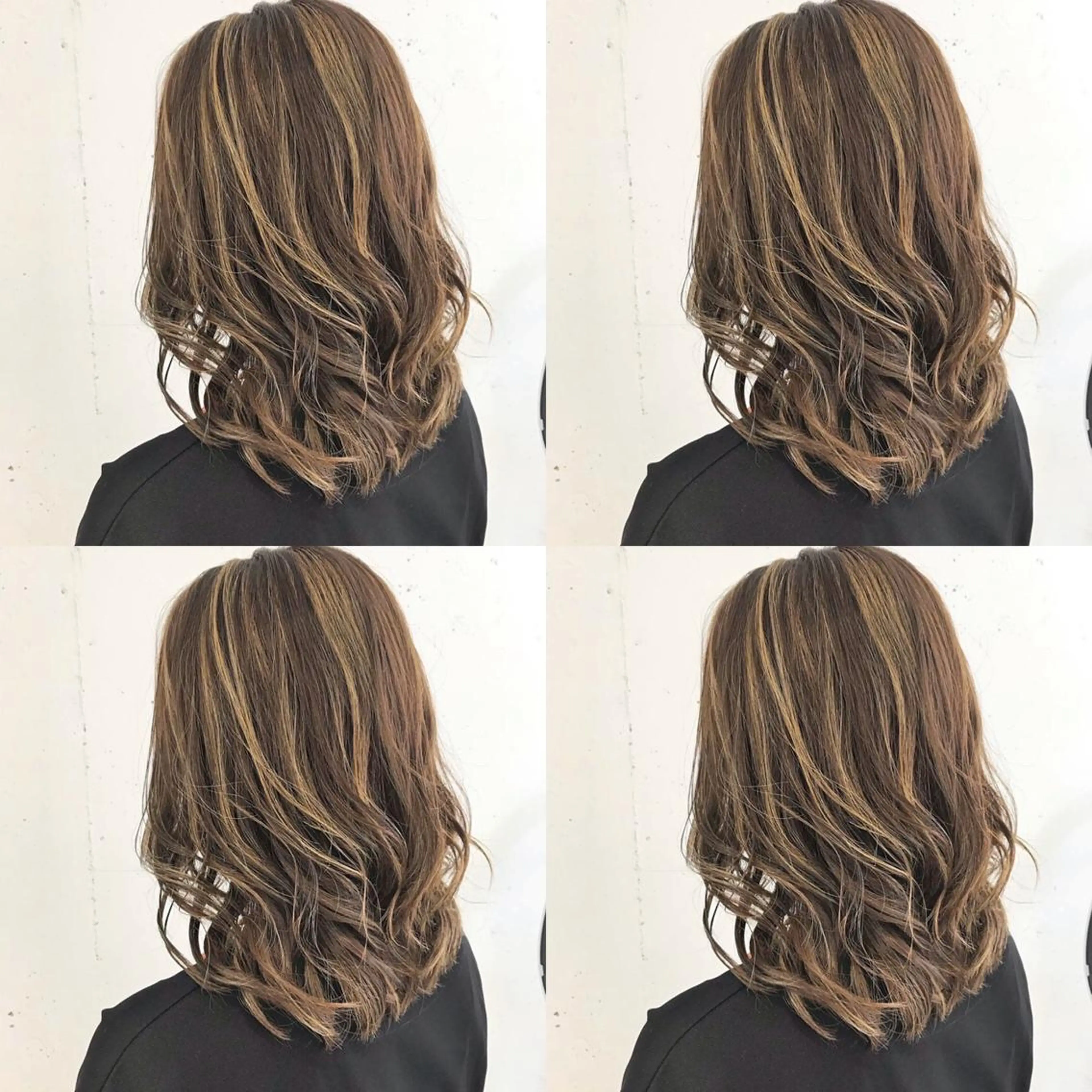 ミディアム ミルクティーベージュ 山本勝志のヘアスタイル