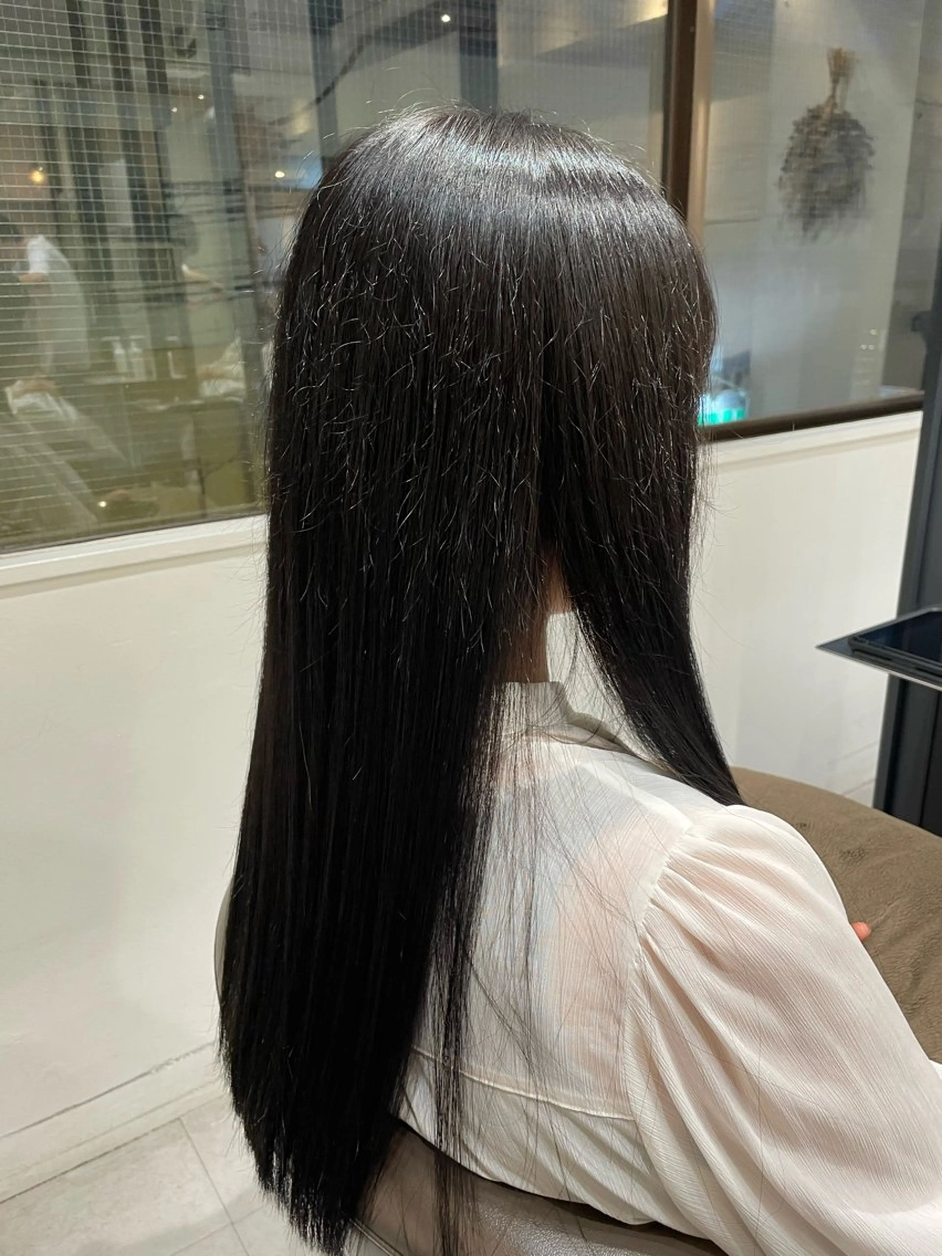 ロング カラー 学生 CLAPS 弘明寺店所属・さが るかのヘアスタイル