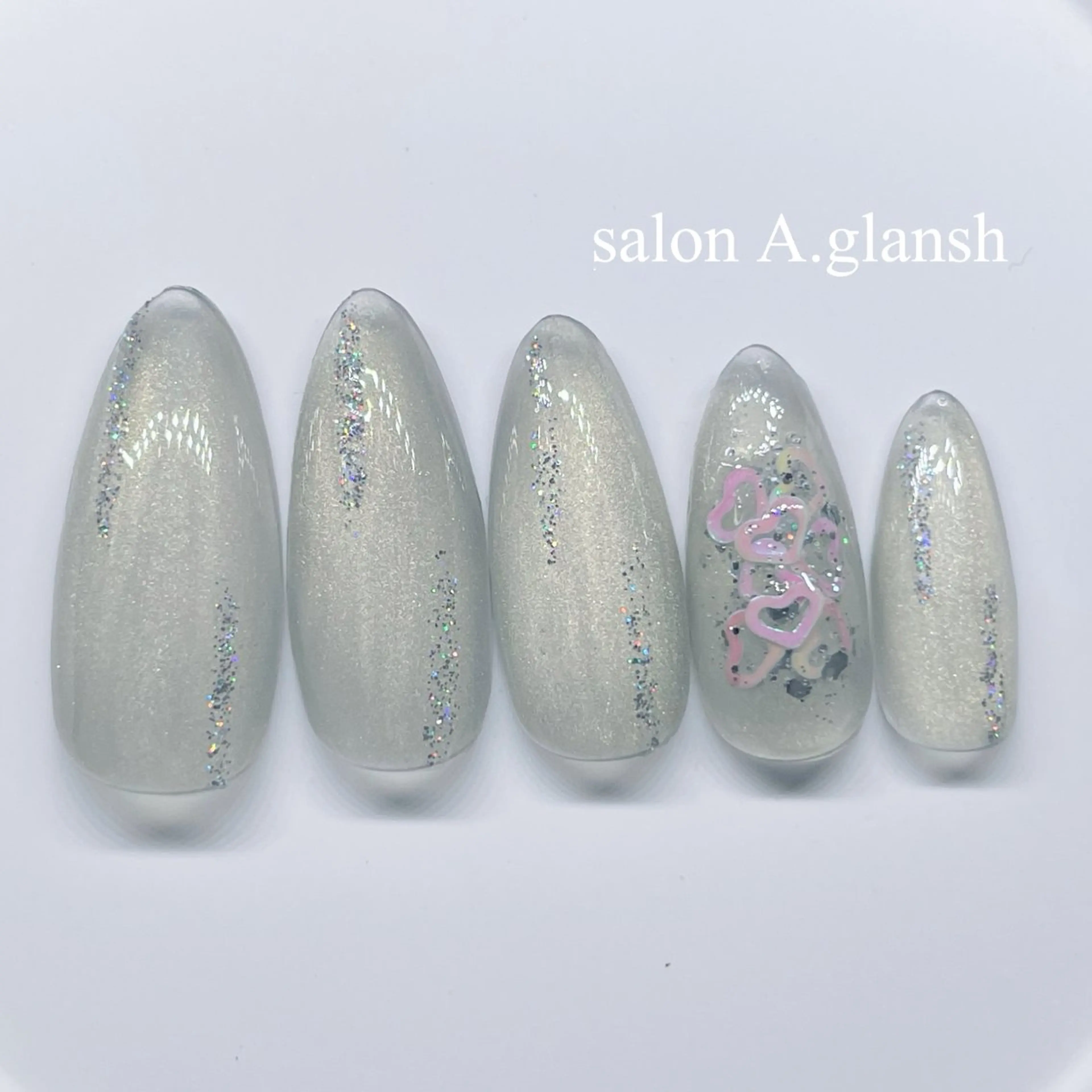 ネイル ハンドネイル salon A.glansh所属・肌質改善salon♪ 効果がわかる♪南森町のネイルデザイン